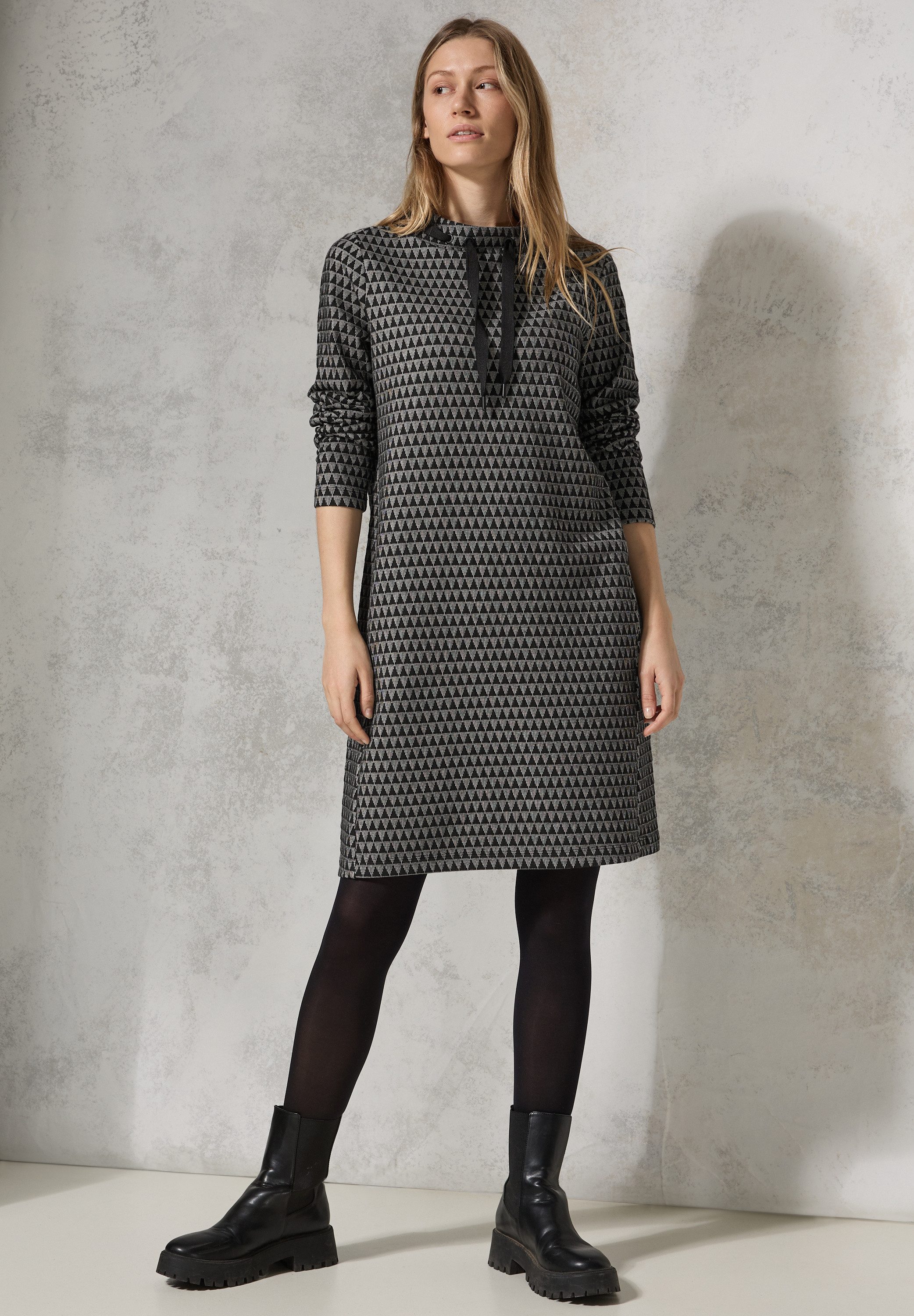 CECIL Strickkleid mit Eingrifftaschen