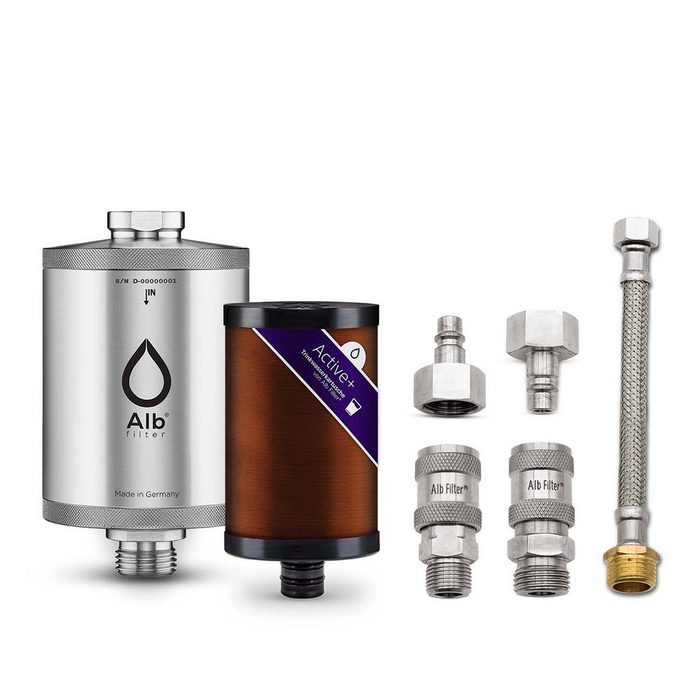 Alb Filter Untertisch-Trinkwassersystem Alb Filter Active Plus+ Trinkwasserfilter Komplett-Set für Untertisch (Schnellkupplung) für kaltes gefiltertes Wasser