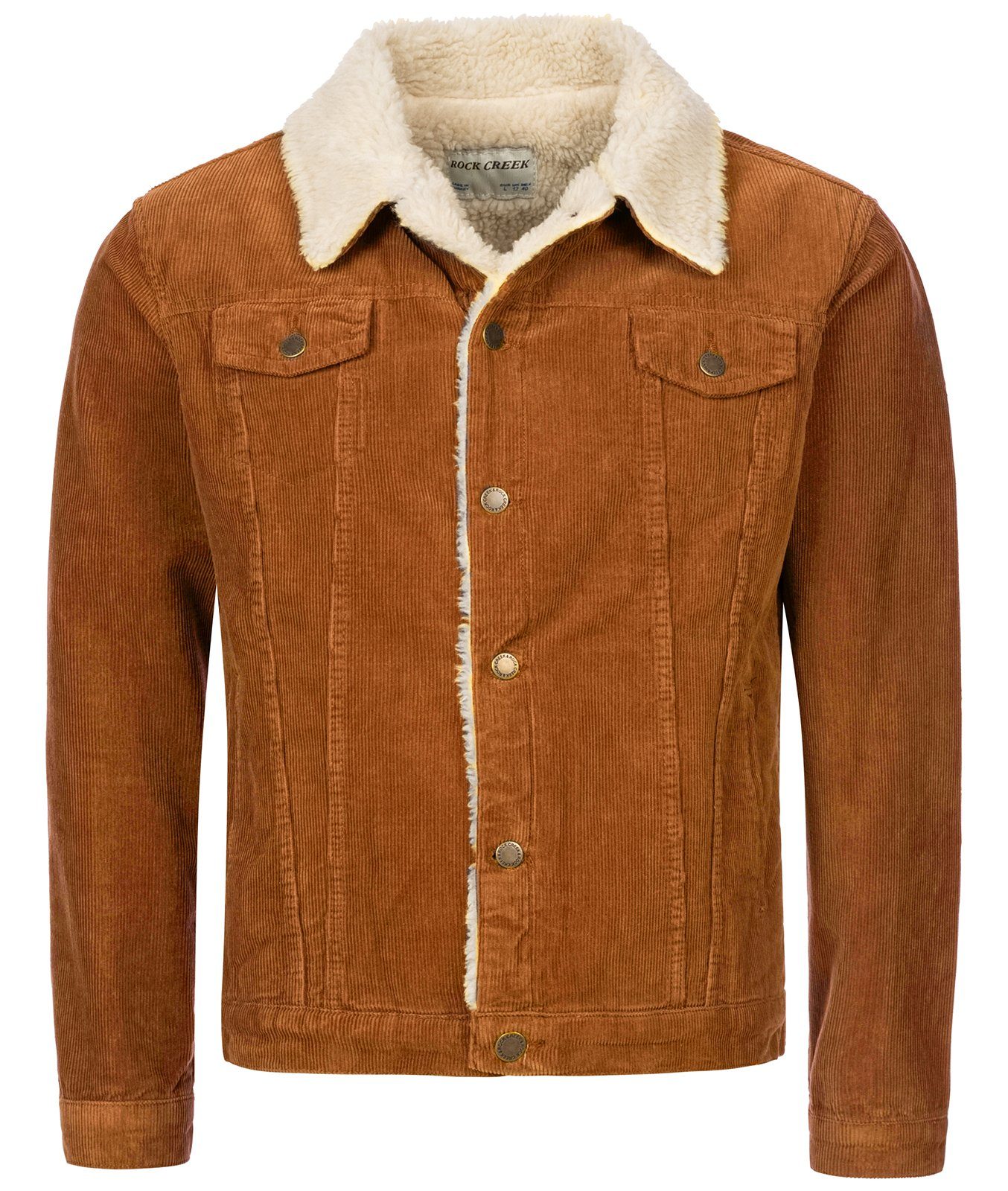 Rock Creek Winterjacke Herren Cordjacke mit günstig online kaufen