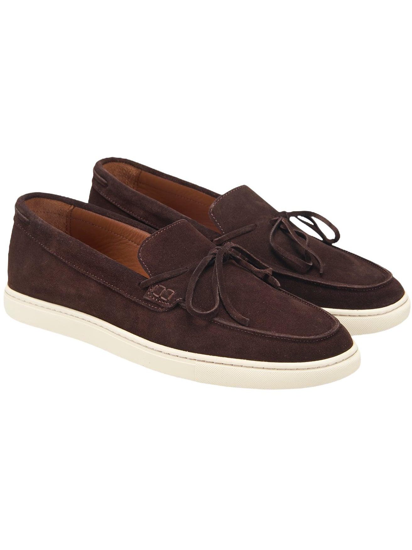 Herren-Slipper aus Wildleder – Flacher Absatz, ohne Verschluss Loafer