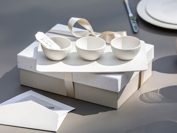 Villeroy & Boch Schale Manufacture Rock blanc Dipschälchen 8 cm Set6, Porzellan, (Schale)