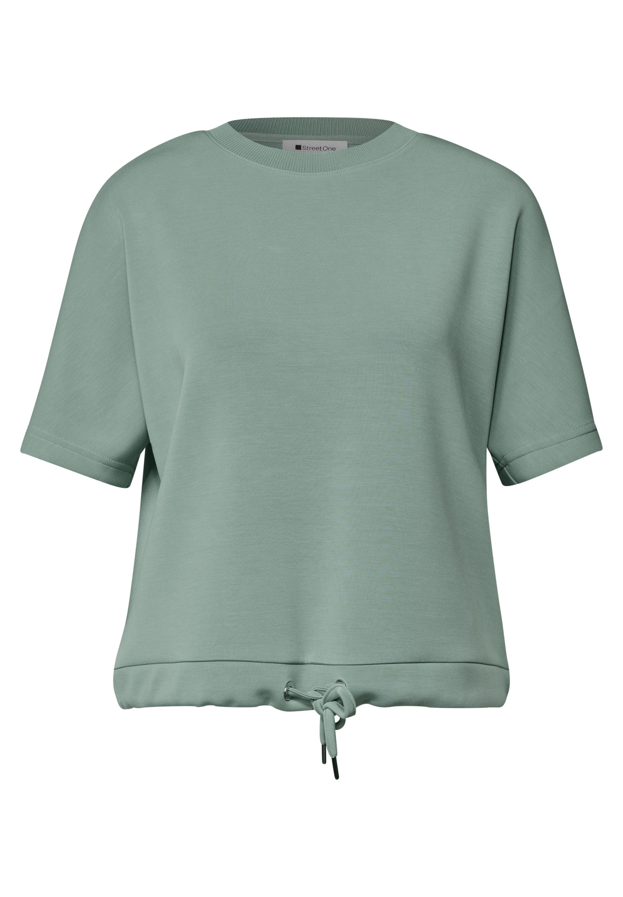 STREET ONE T-Shirt mit Elastiksaum und Tunnelzug – Bild 4 von 5