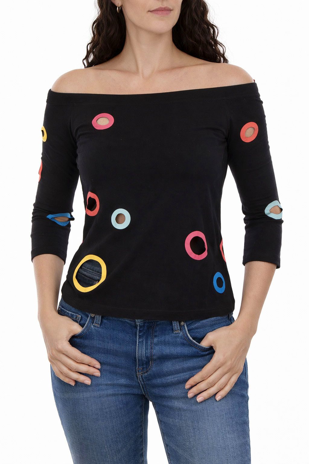 Diesel Carmenshirt Diesel T-Orga-B Top Damen Shirt