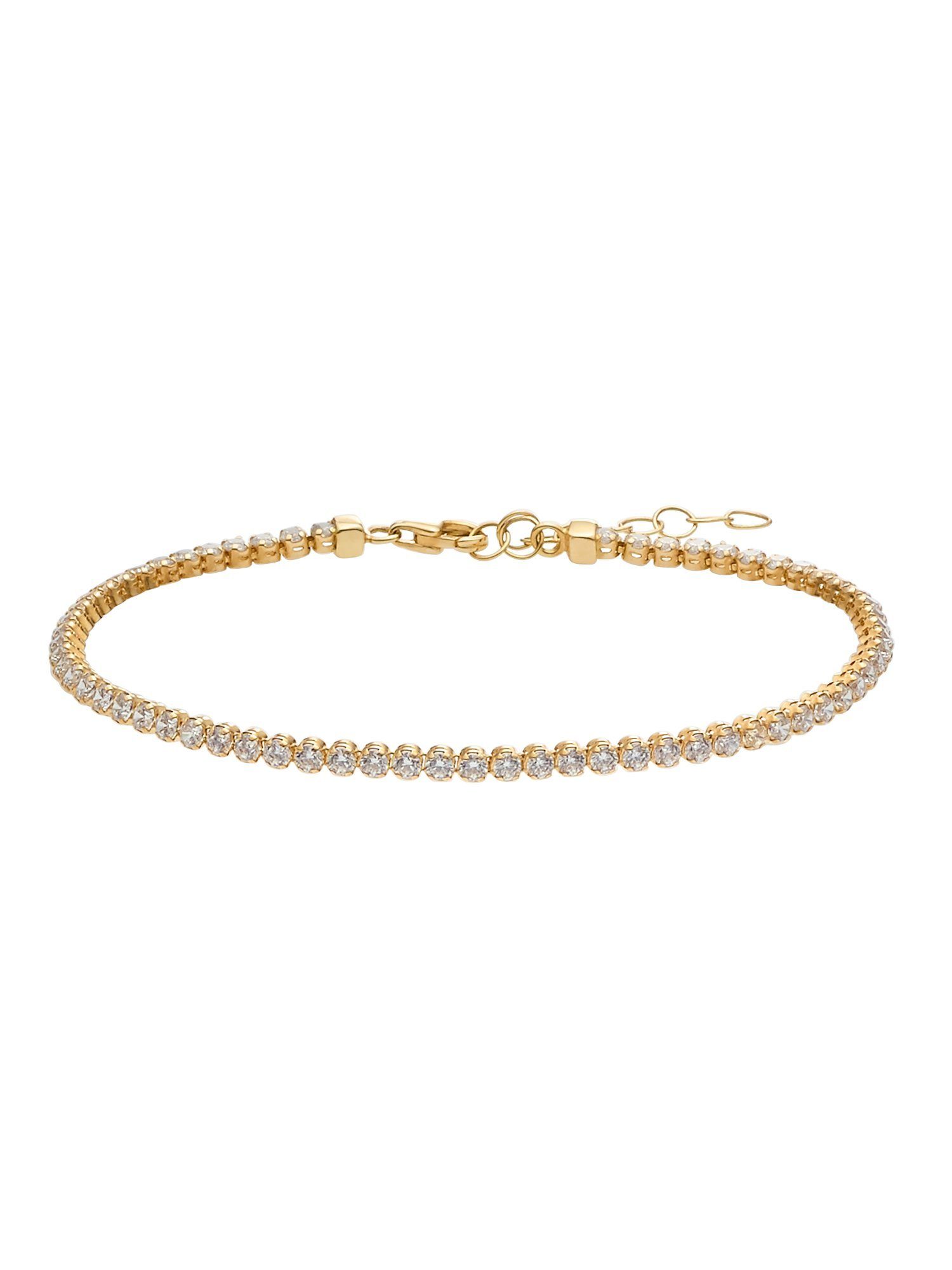 FAVS Silberarmband FAVS Damen-Armband 375er Gelbgold 65 Zirkonia günstig online kaufen