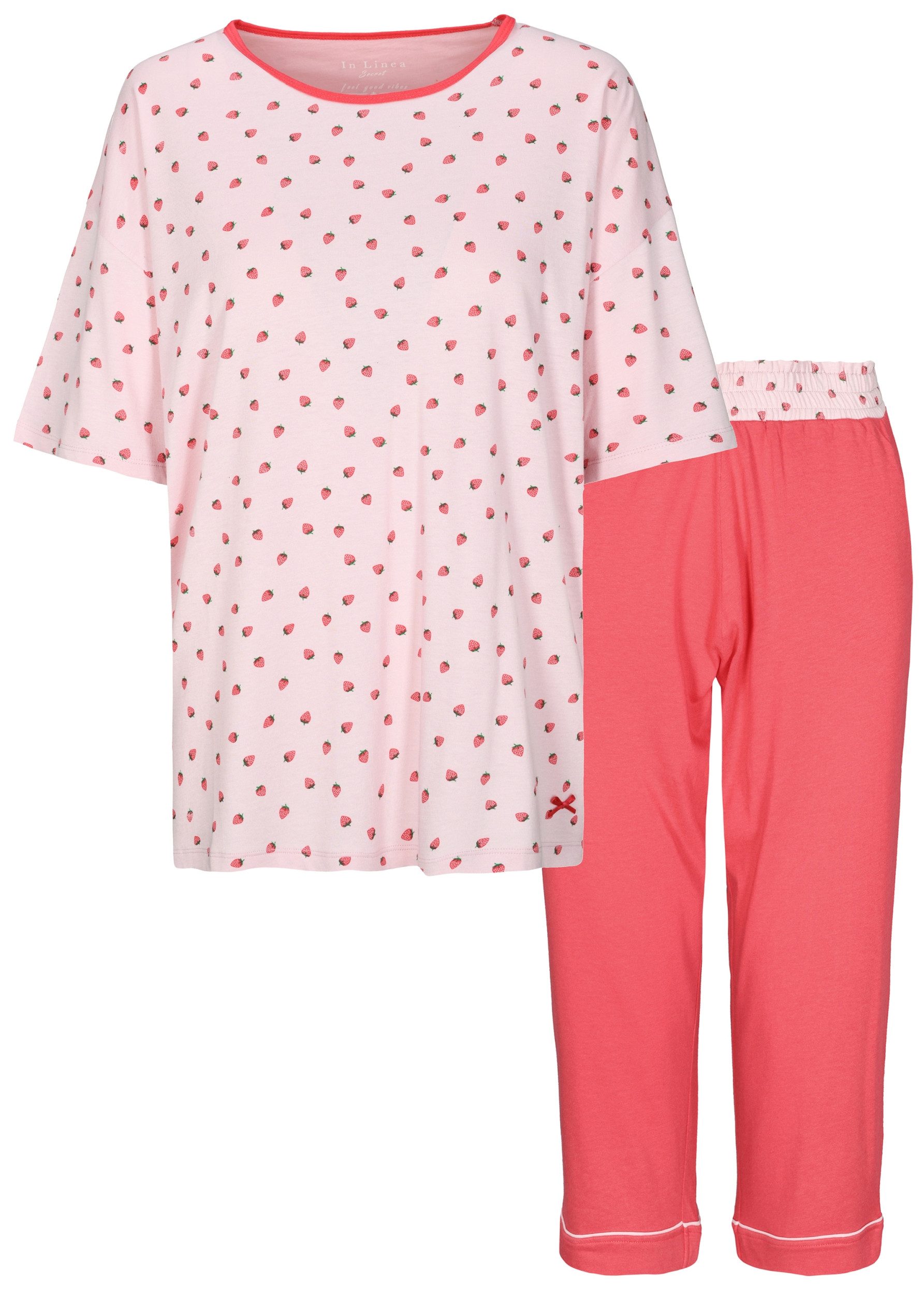 IN LINEA Schlafanzug Da.-Pyjama Capri