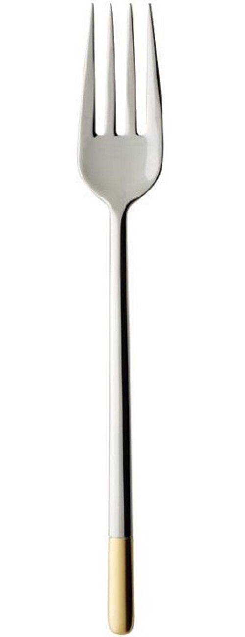 Villeroy & Boch Serviergabel / Gemüsegabel / Bratengabel Ella teilvergoldet