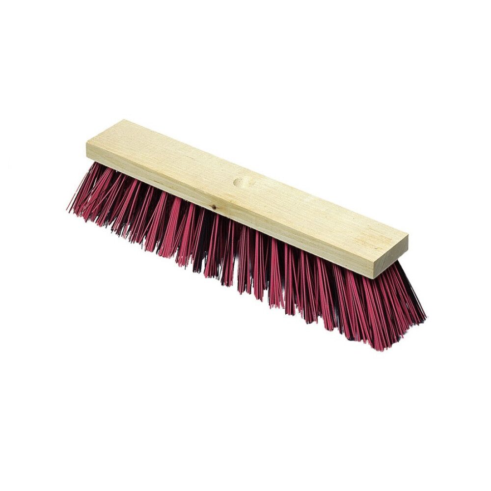 Bürstenmann Besenstiel Besen, für Außenbereich, 1teilig, Holz, B: 40 cm, natur, (1-St)