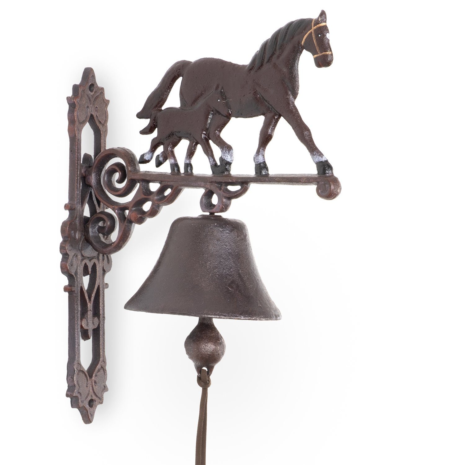 Moritz Gartenfigur Glocke Pferd mit Fohlen, günstig online kaufen