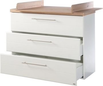 roba® Babyzimmer-Komplettset Nele, (Set, 3-St., Kinderbett, Schrank, Wickelkommode), Made in Europe; mit Kinderbett, Schrank und Wickelkommode