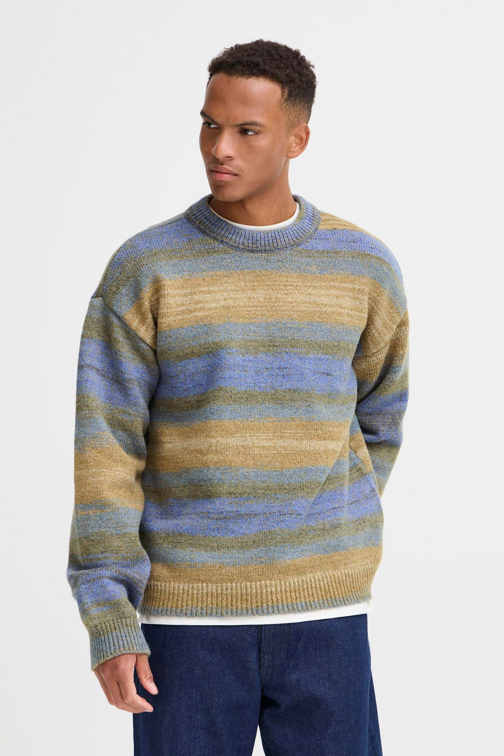 Blend Strickpullover Moderner gestrickter Langarm-Pullover (1-tlg) günstig online kaufen