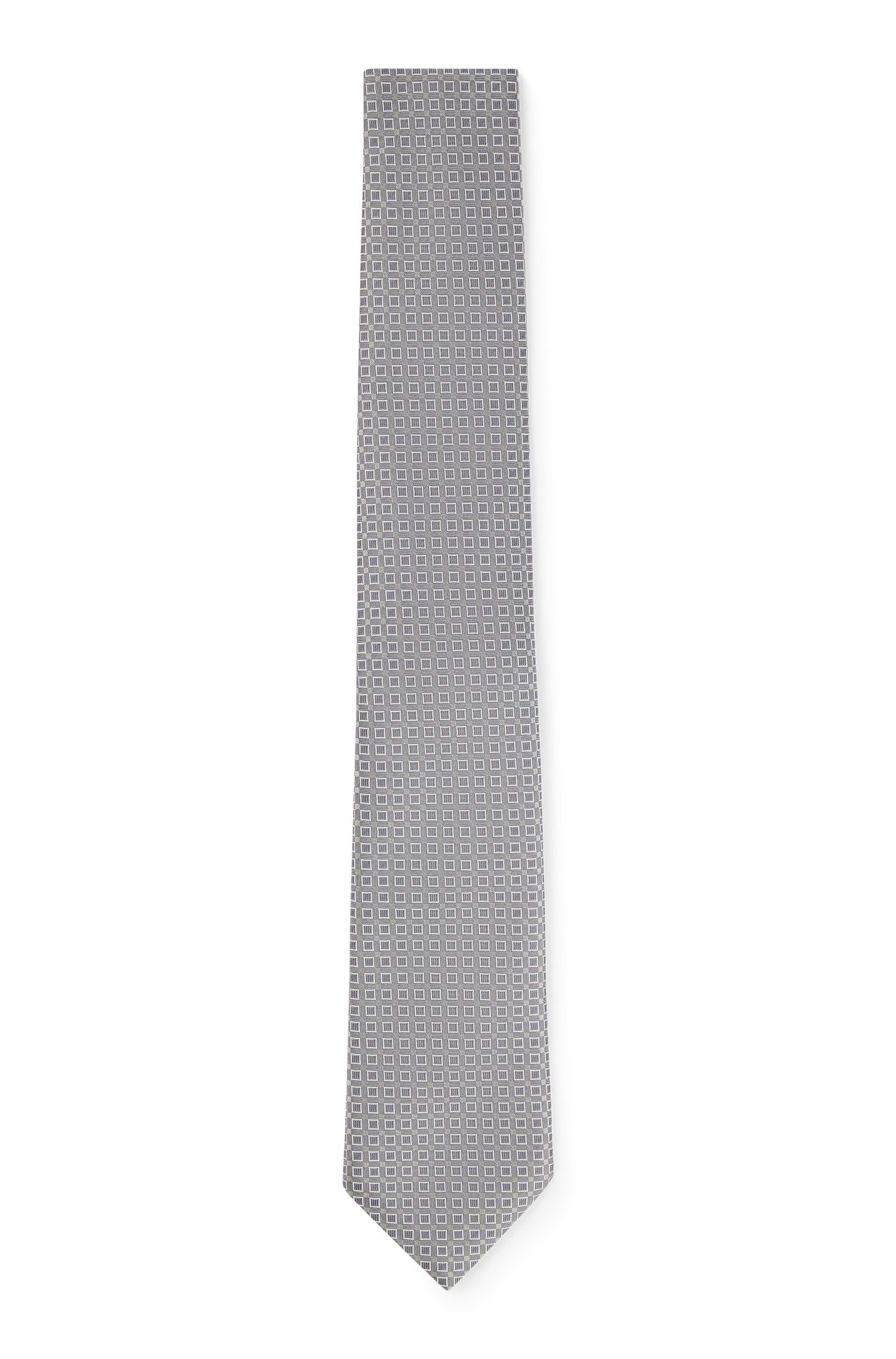 BOSS Krawatte H-TIE 7,5 CM-222 10251236 01 Light/Pastel Grey