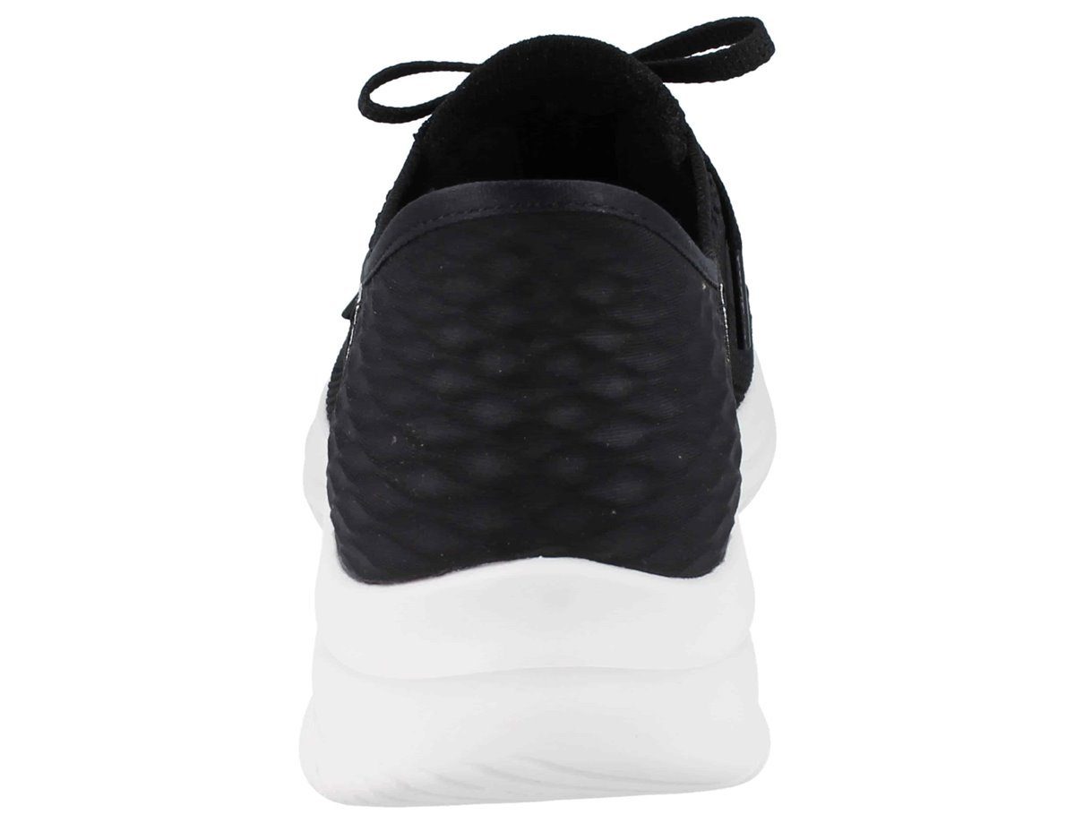 Slip-On Brilliant Sneaker schwarz Ultra 3.0 Flex Pillow-Design Comfort Skechers Schwarz BLK Path