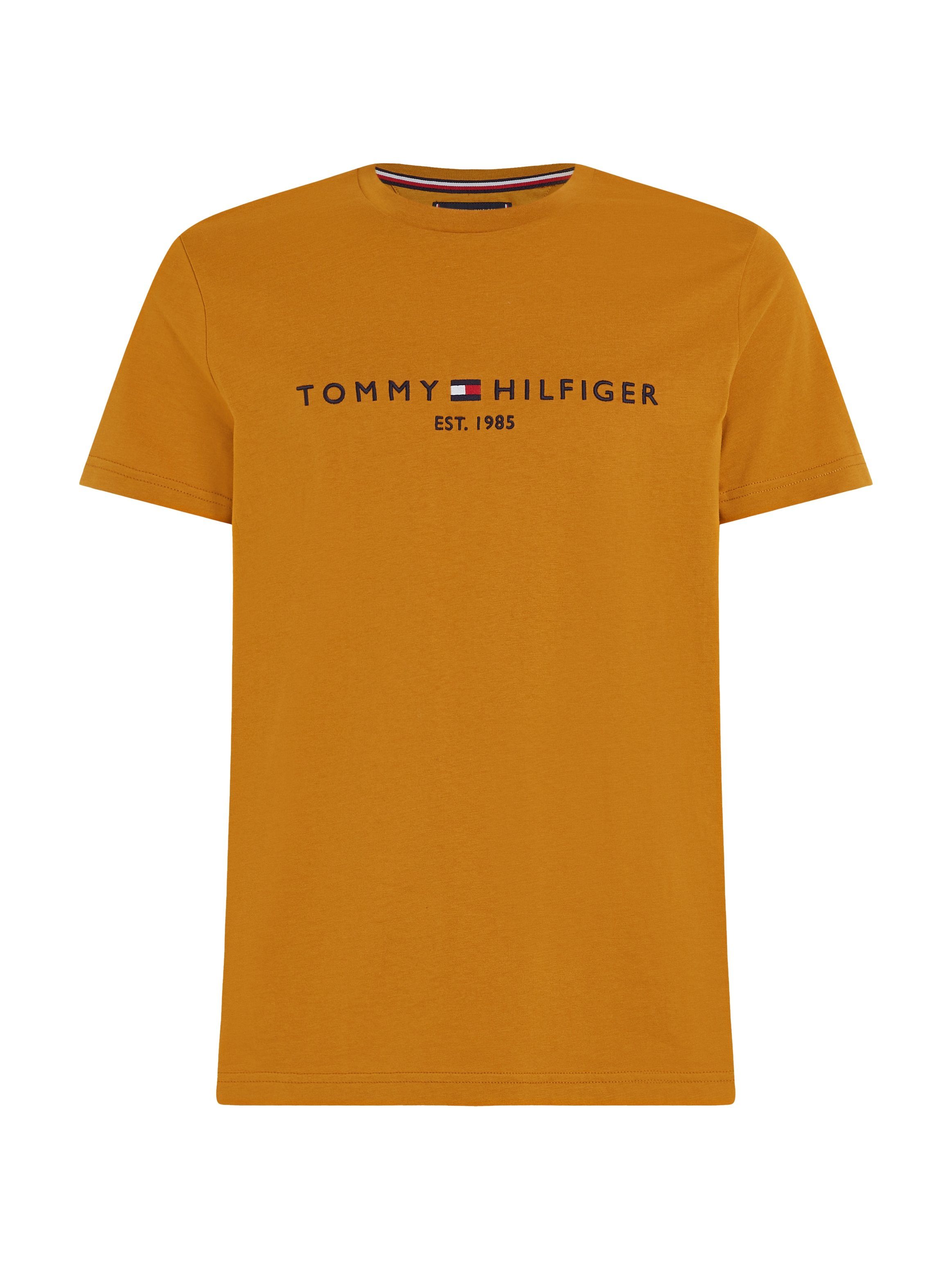 LOGO TEE Hilfiger TOMMY Crest T-Shirt Gold Tommy