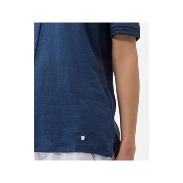 Brax Rundhalsshirt dunkel-blau regular (1-tlg)