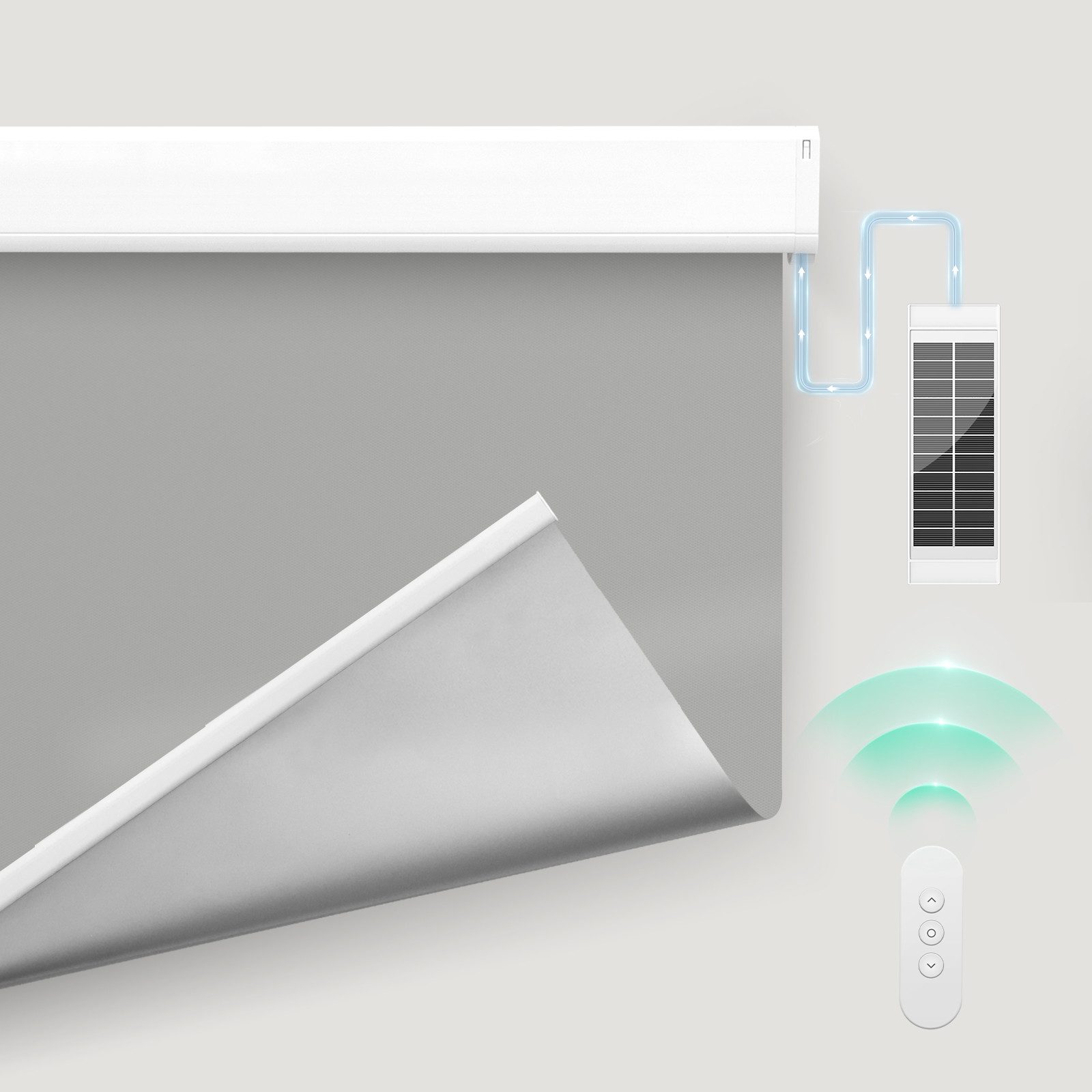 Elektrisches Rollo Thermorollo, mit Fernbedienung Verdunkelung günstig online kaufen
