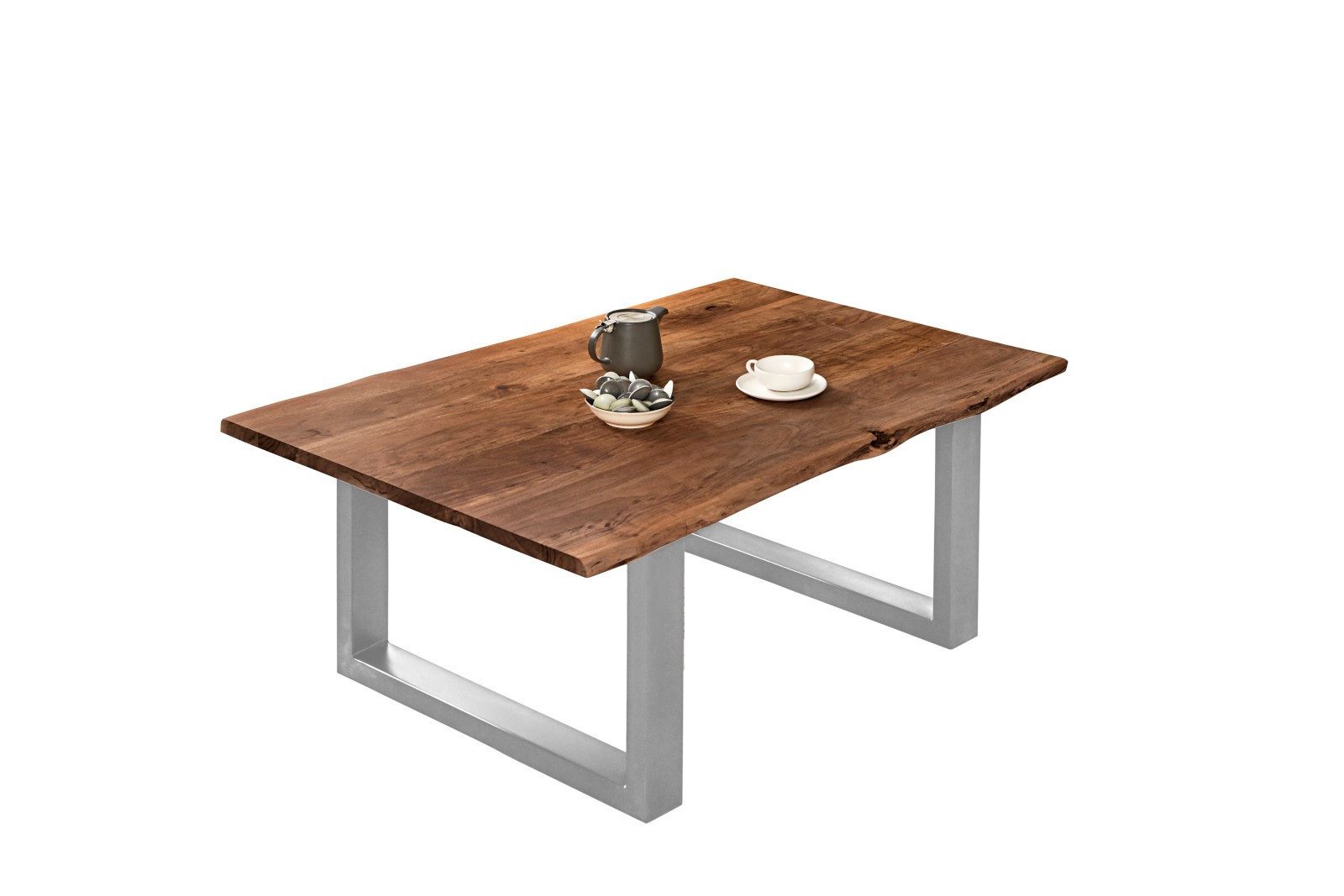 Loreno® Couchtisch Billy, massives Akazienholz, natürliche günstig online kaufen