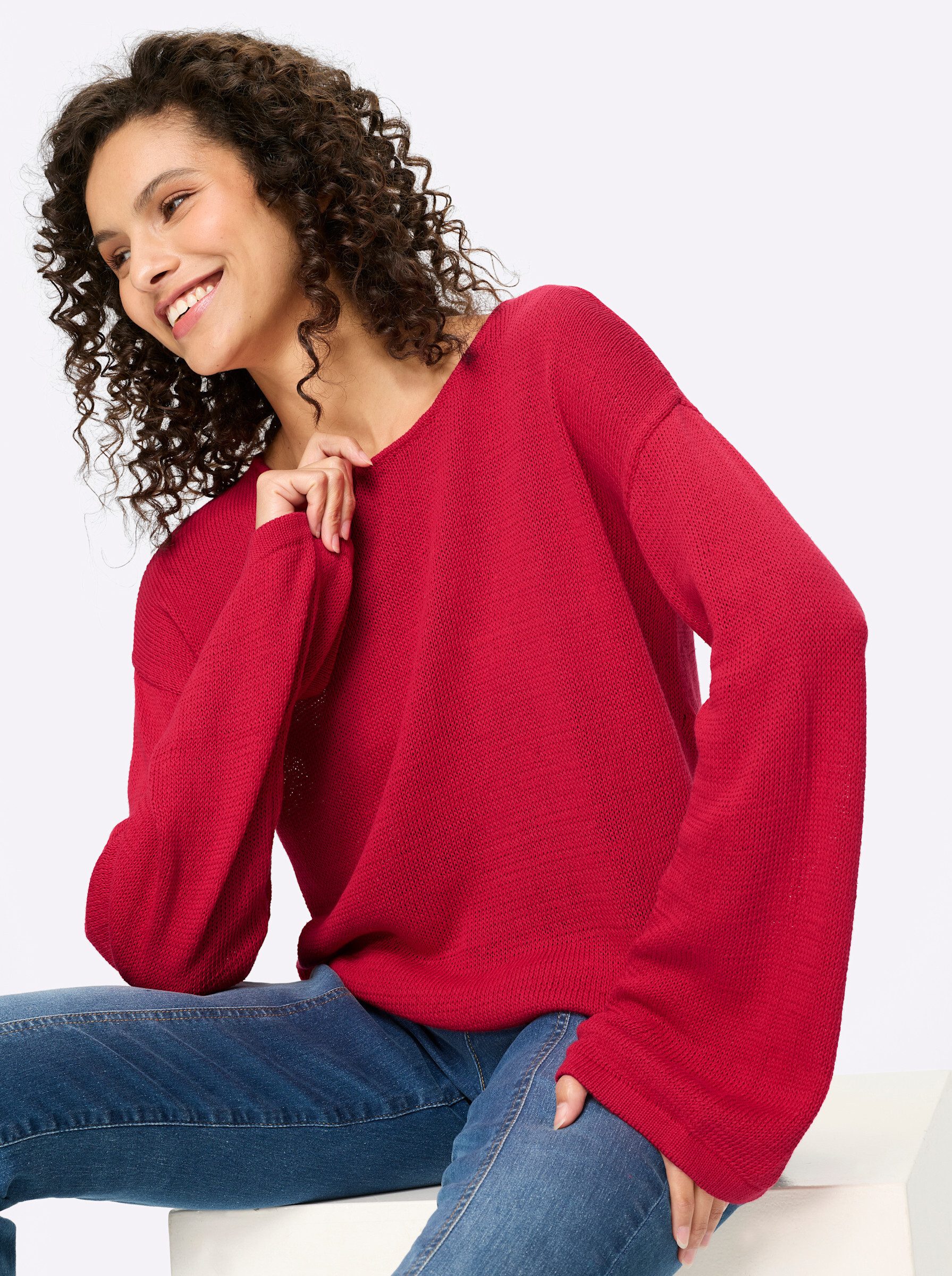 heine Strickpullover Pullover Langarm