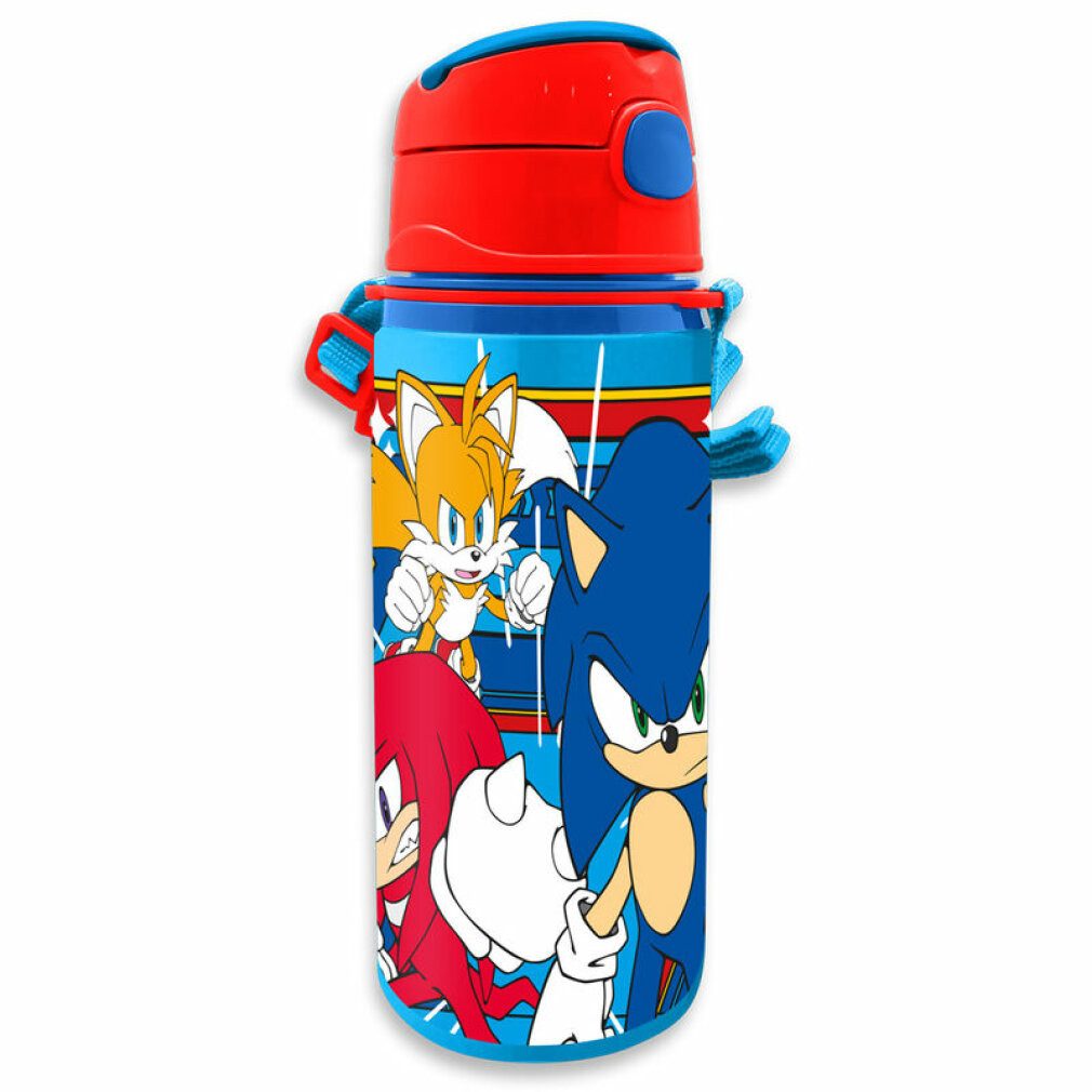 Kids Euroswan Trinkflasche Sonic The Hedgehog Aluminium Feldflasche 600ml