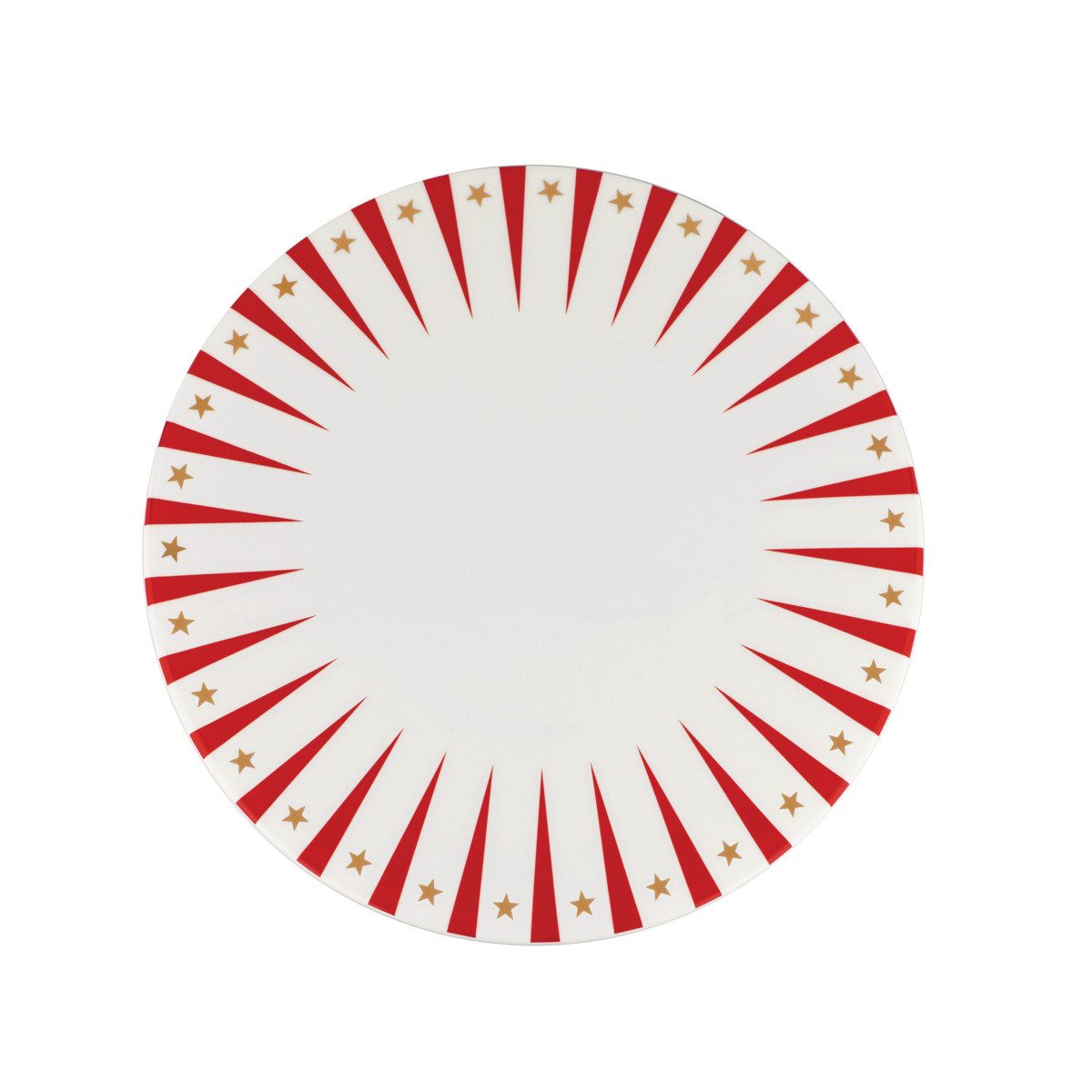 Alessi Tortenplatte Tortenplatte DELIGHT, Porzellan, Handdekoriert, nicht spülmaschinengeeignet