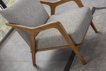 JVmoebel Sessel Sessel Modern Design Wohnzimmer Möbel Helles grau farbe Luxus Stil (1-St., Sessel), Made in Europa