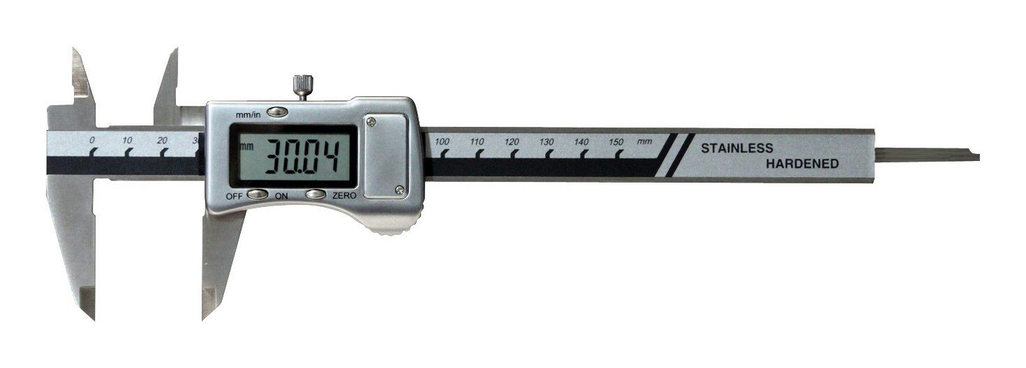 fortis Messschieber, Digital-Taschenmessschieber 150 mm ohne Daten