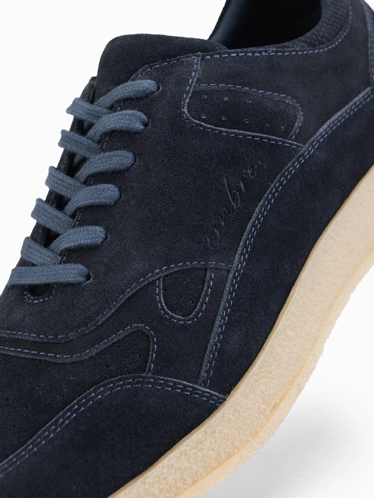 OMBRE Leichte, sportliche Herren-Sneaker aus Wildleder Sneaker atmungsaktives Mesh-Innenfutter