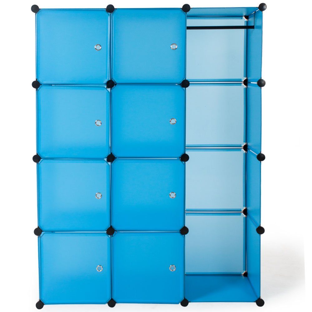 tectake Regalwürfel Steckregal, Set 1-tlg., aus Kunststoff, variabler Aufbau