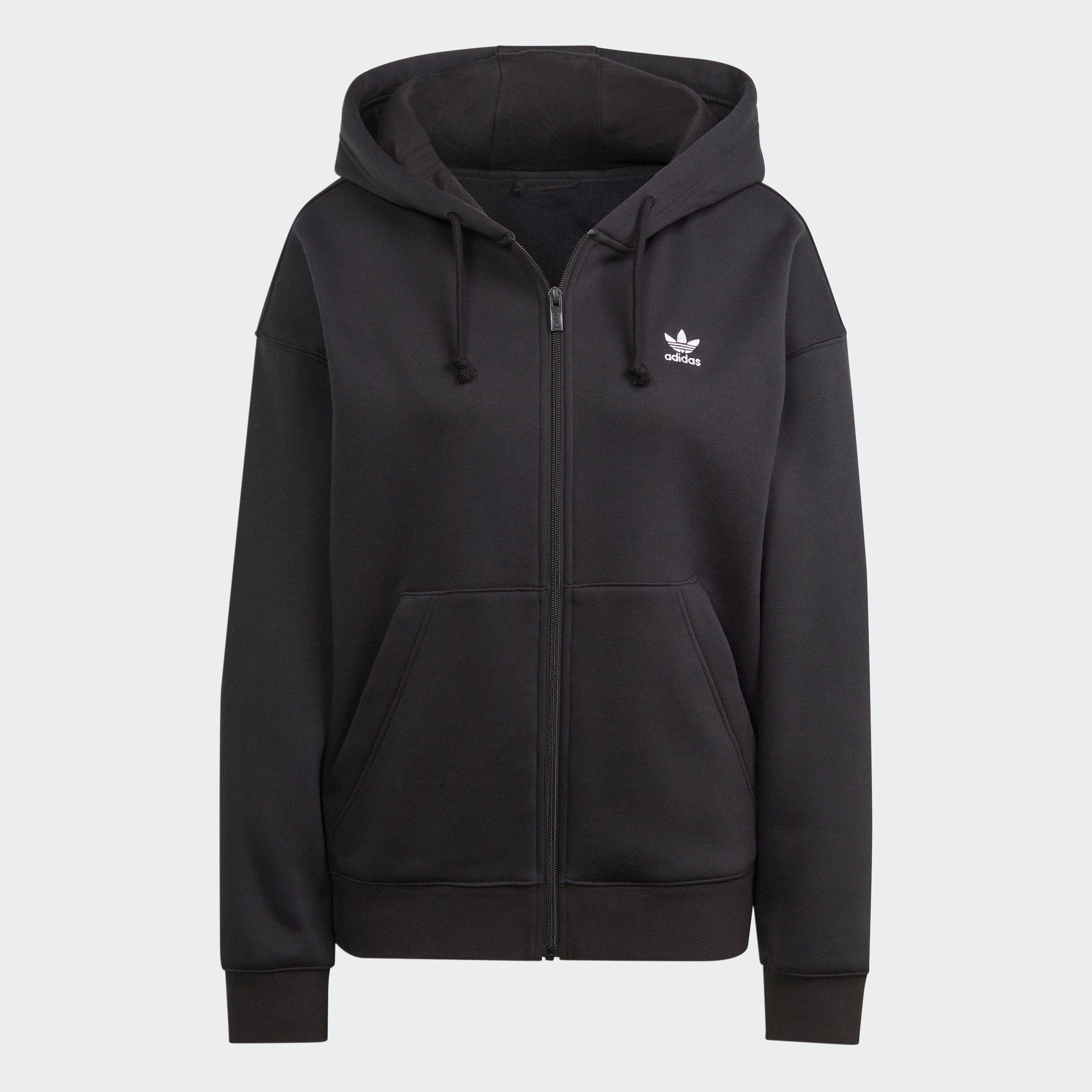 adidas Originals Sweatshirt FLEECE ZIP FULL BLACK