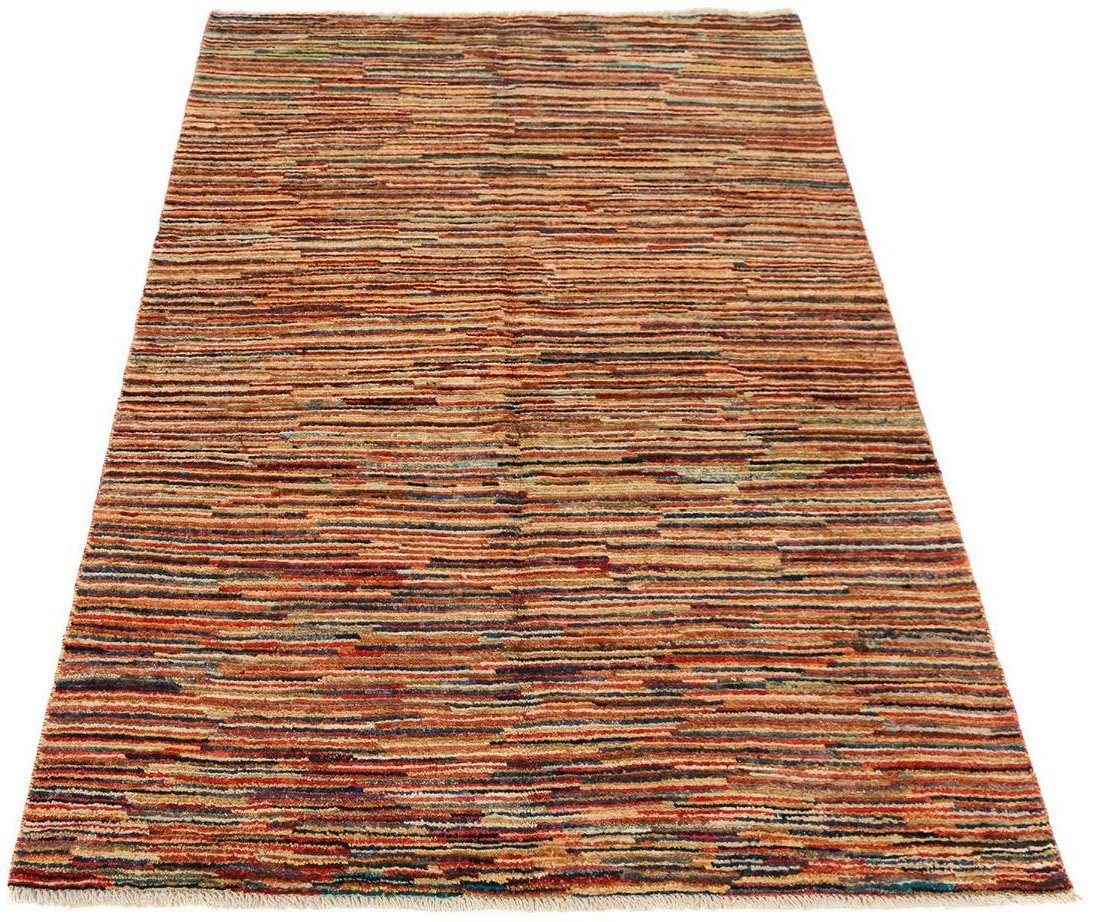 Wollteppich Streifen Multicolore 185 x 116 cm, morgenland, rechteckig, Höhe: 8 mm, Handgeknüpft