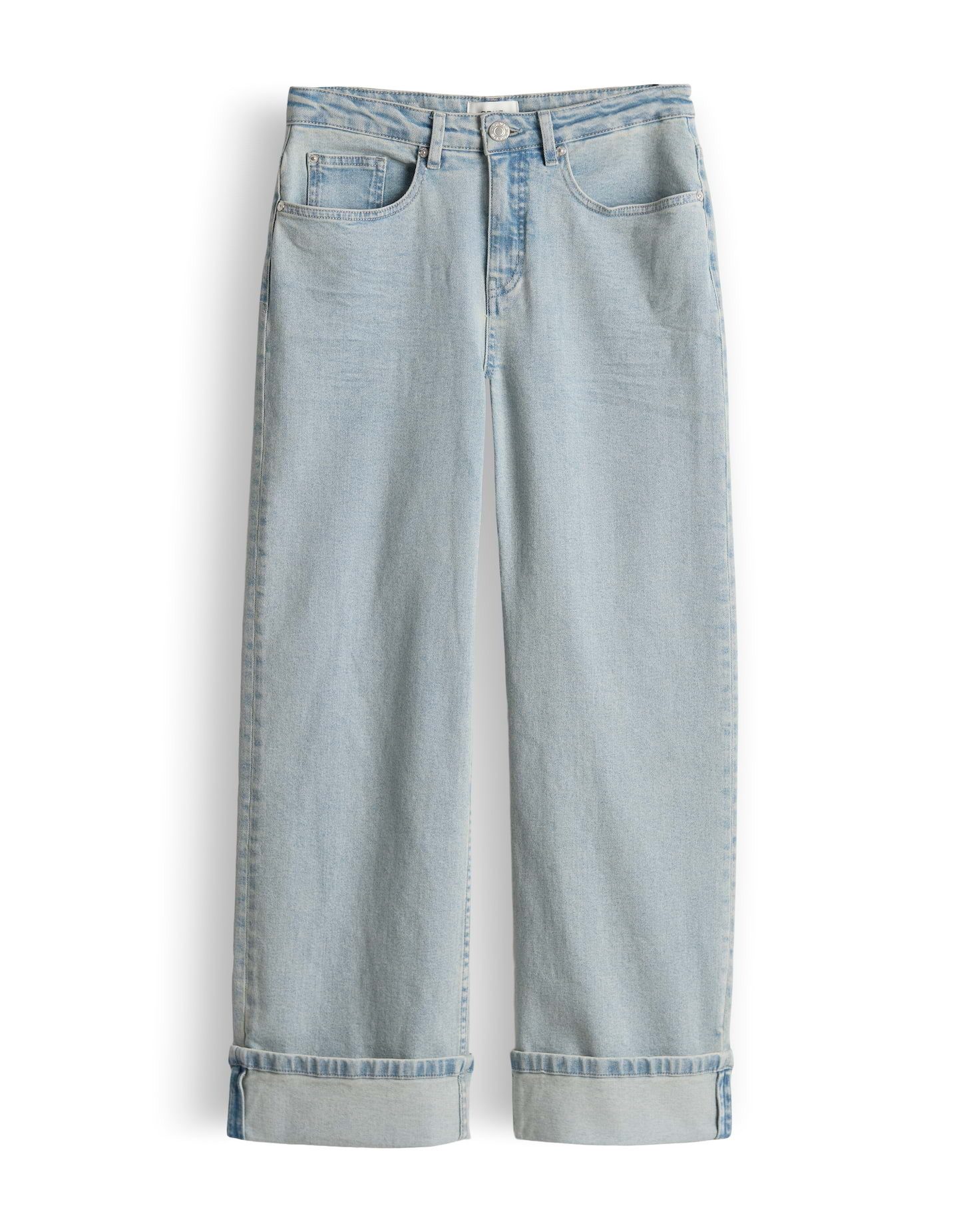 OPUS 7/8-Jeans Miva breath aus Denim mit geradem Beinverlauf Aufschlag am Saum, 5-Pocket-Design, elastischer Stoff