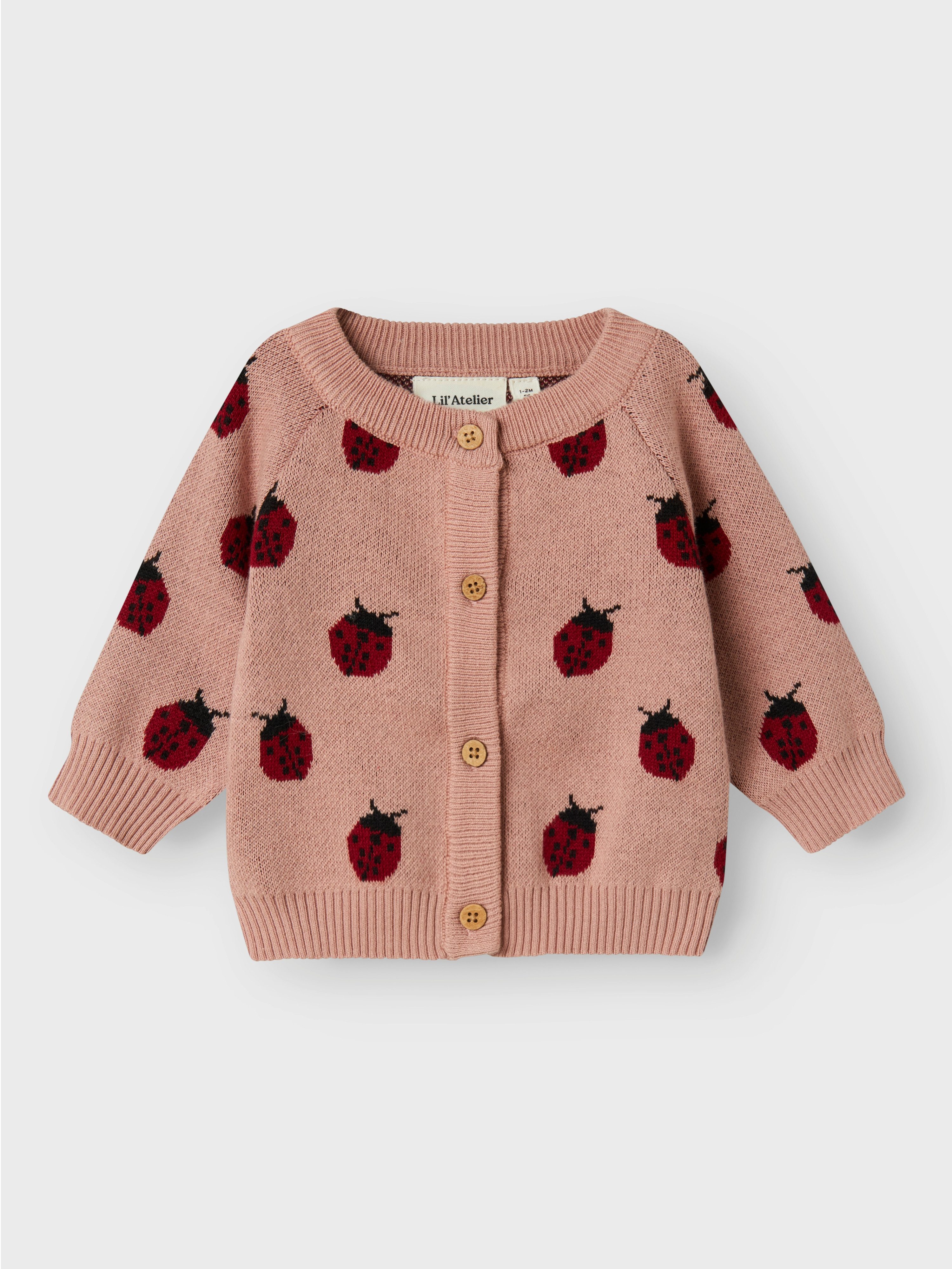 Lil' Atelier Strickjacke NBFLULIO KNIT CARD LIL NOOS
