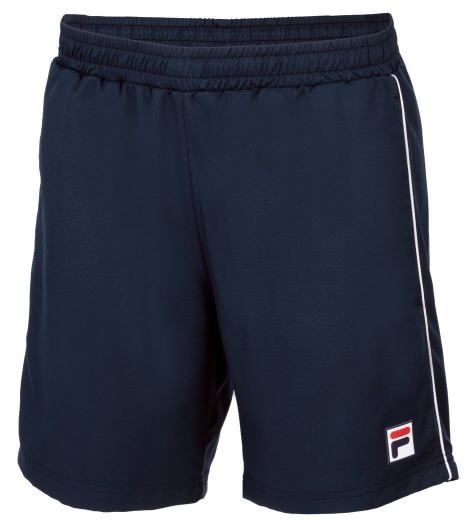 Fila Shorts Tennishose Leon (optimale Bewegungsfreiheit) kurz navyblau Herren