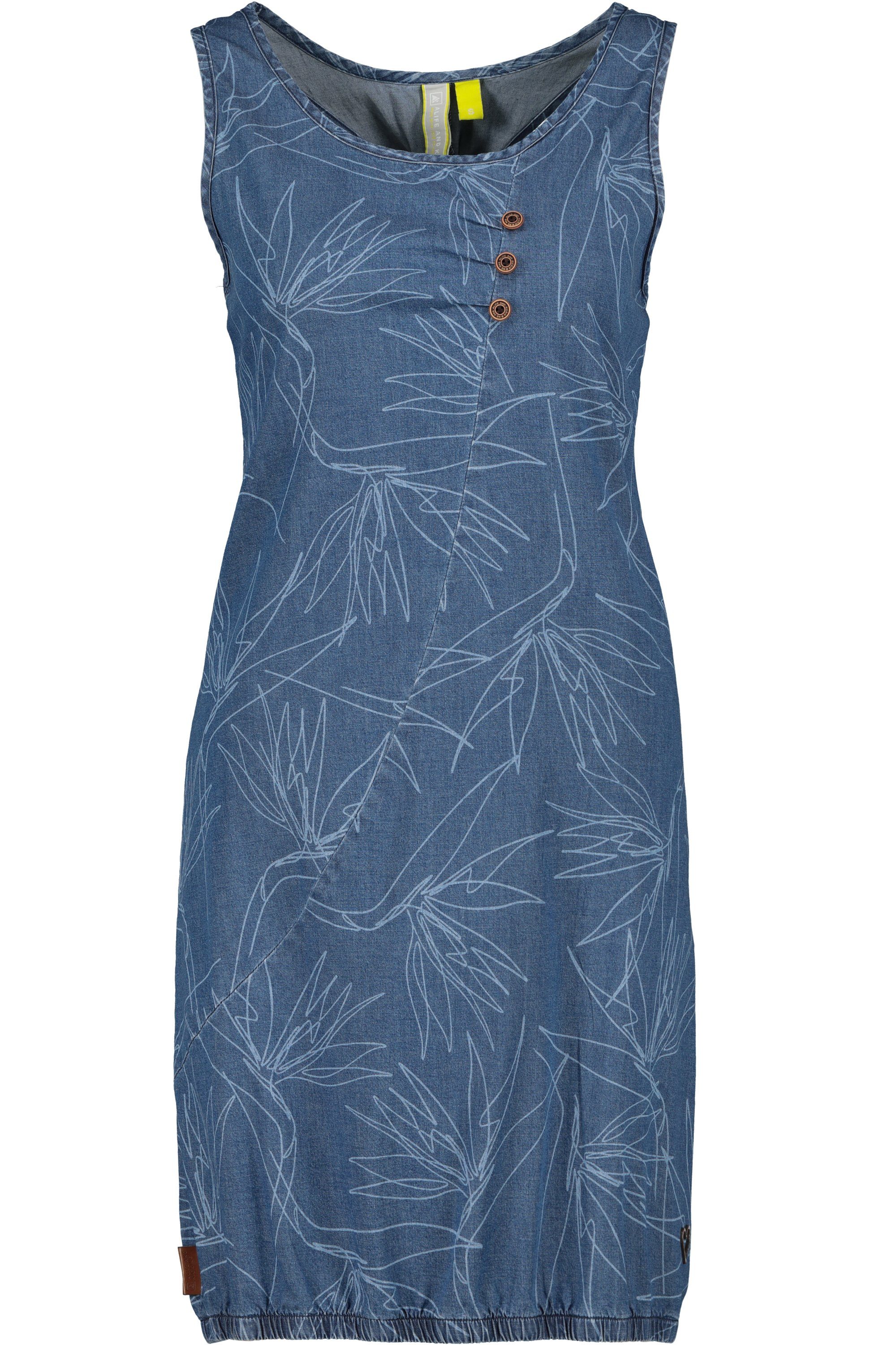 Alife Dress denim B CameronAK DNM Sommerkleid Kickin Top Damen &