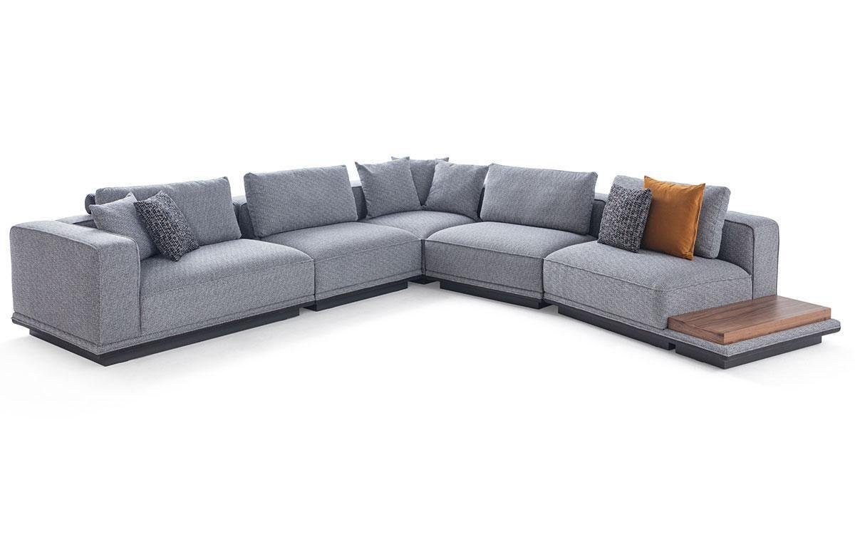 JVmoebel Ecksofa Wohnlandschaft Ecksofa L-Form Couch Sitz Polster Sofa Luxus Möbel, Made In Europe