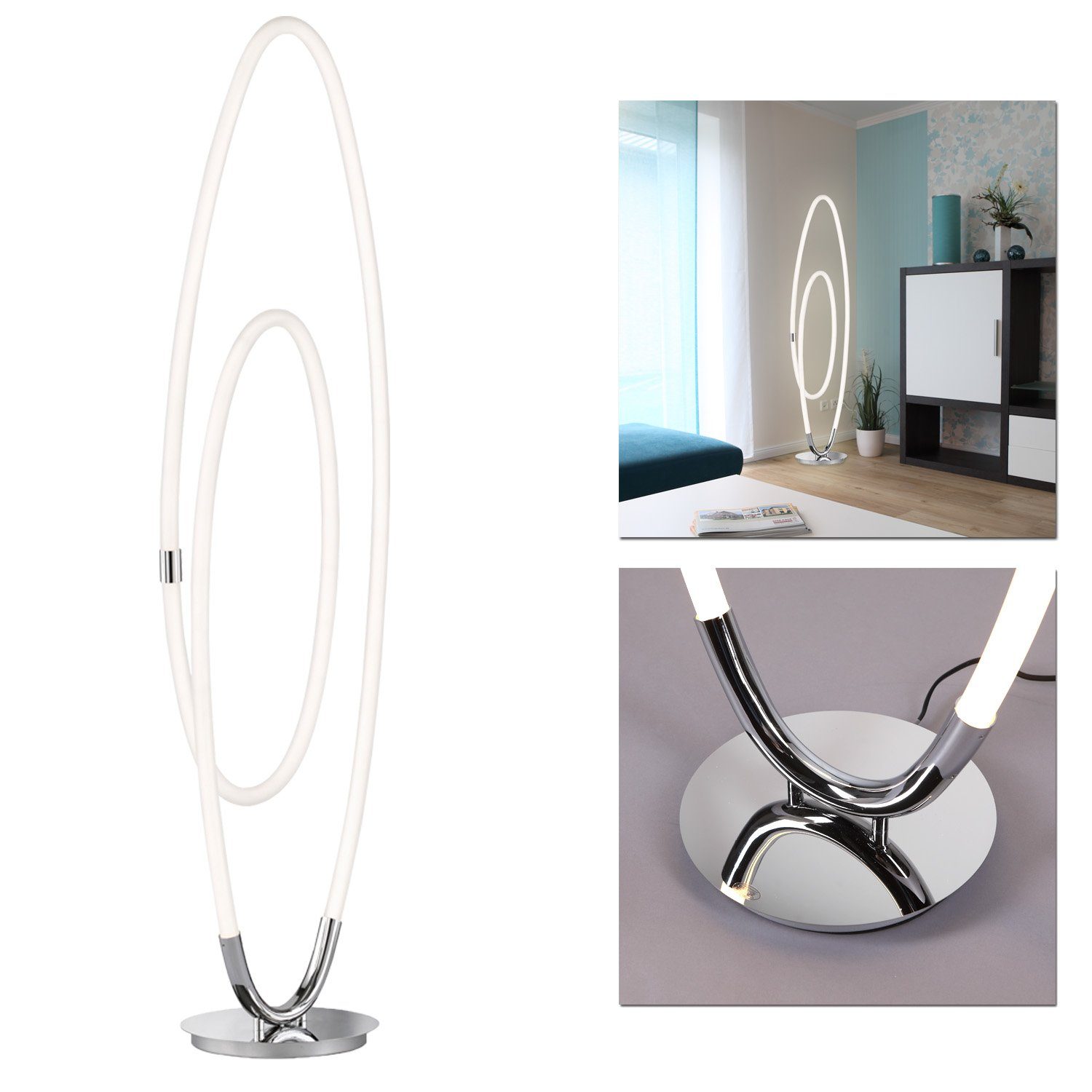 Stehlampe Stehleuchte Standleuchte LED 59W Stehlampe modern Design