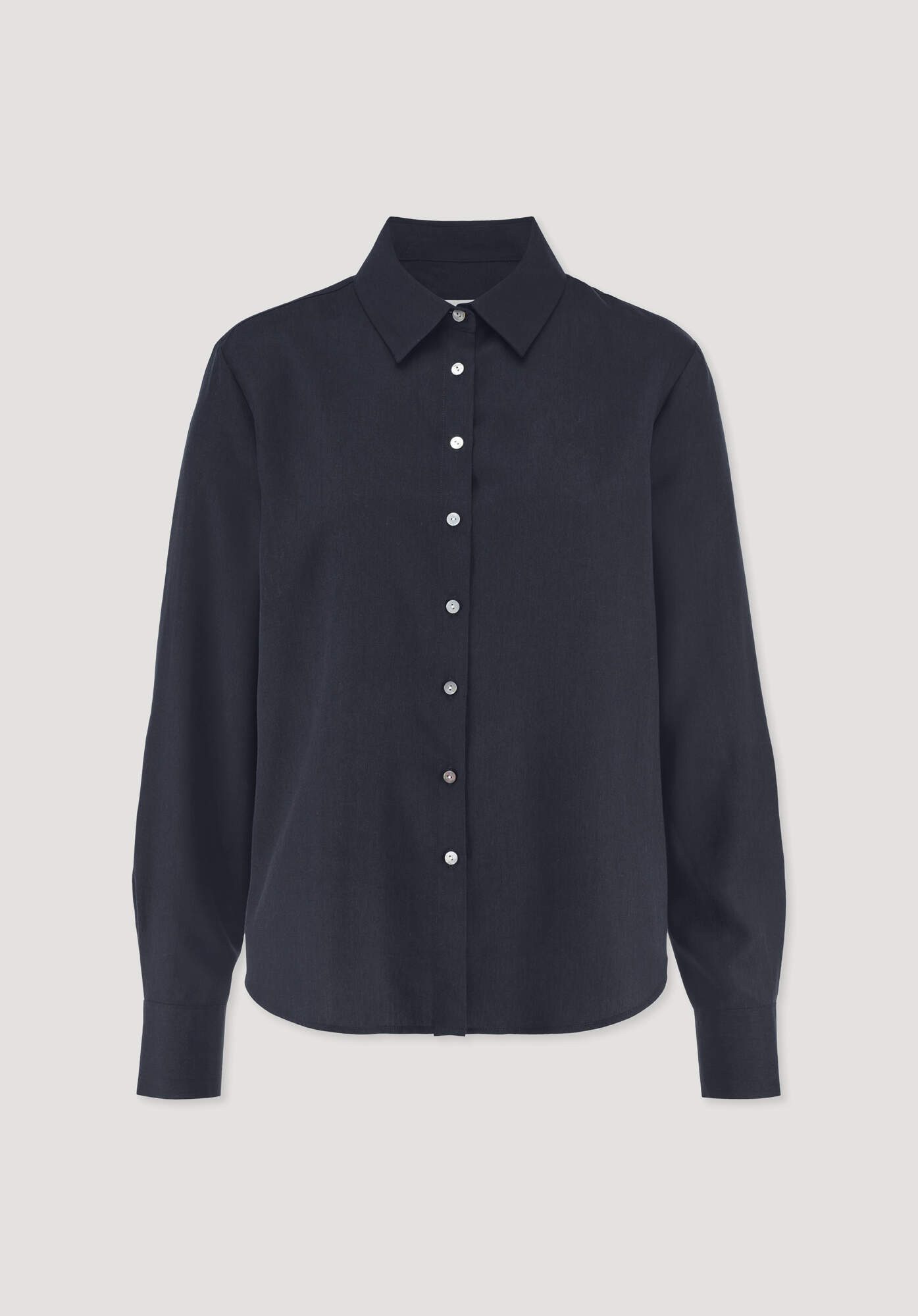 Hessnatur Klassische Bluse Relaxed aus TENCEL™ Lyocell (1-tlg)