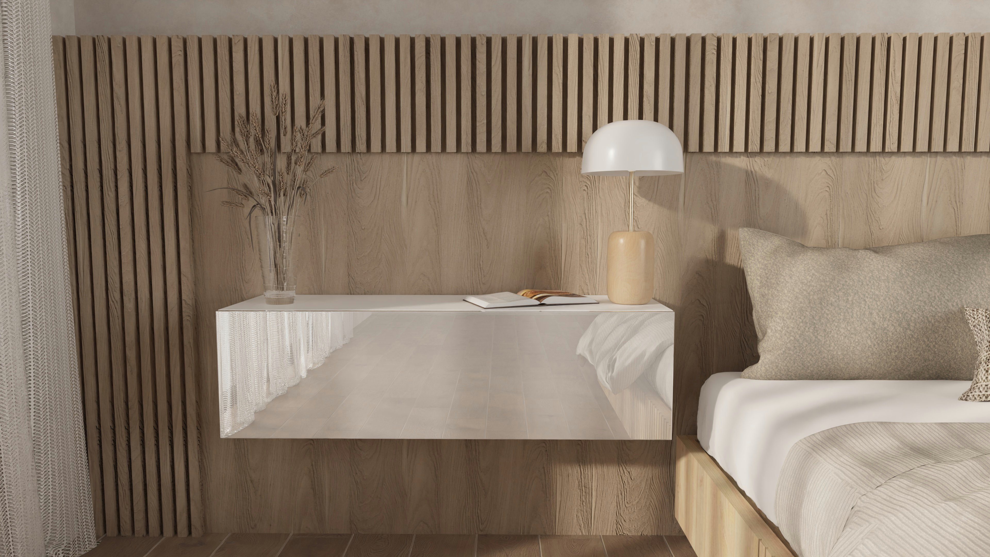 Platan Room Nachttisch, Wandschrank hängende Nachtkommode günstig online kaufen