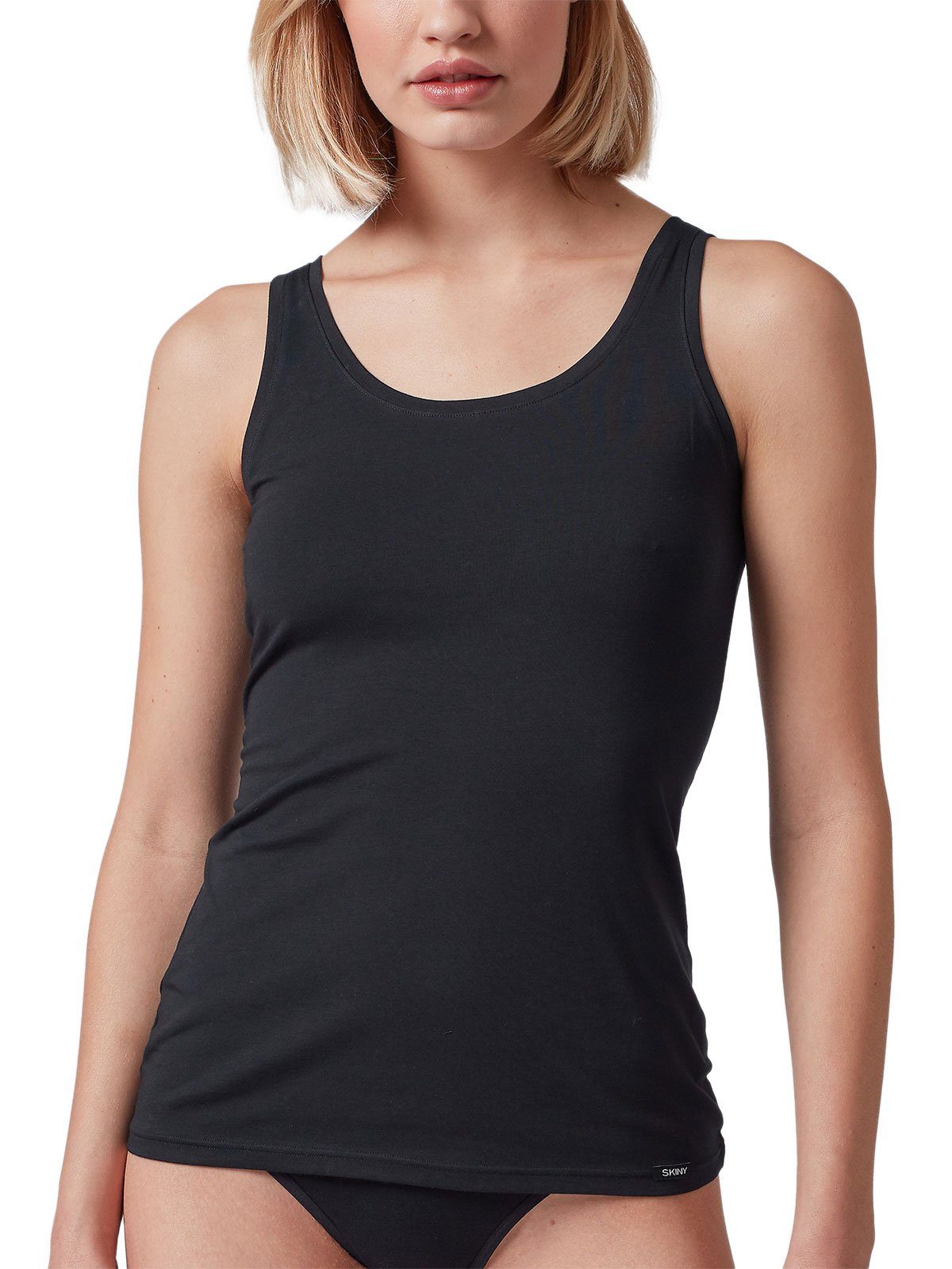 Skiny Achselhemd Damen Tank Top Cotton Essentials (Stück, 1-St) -