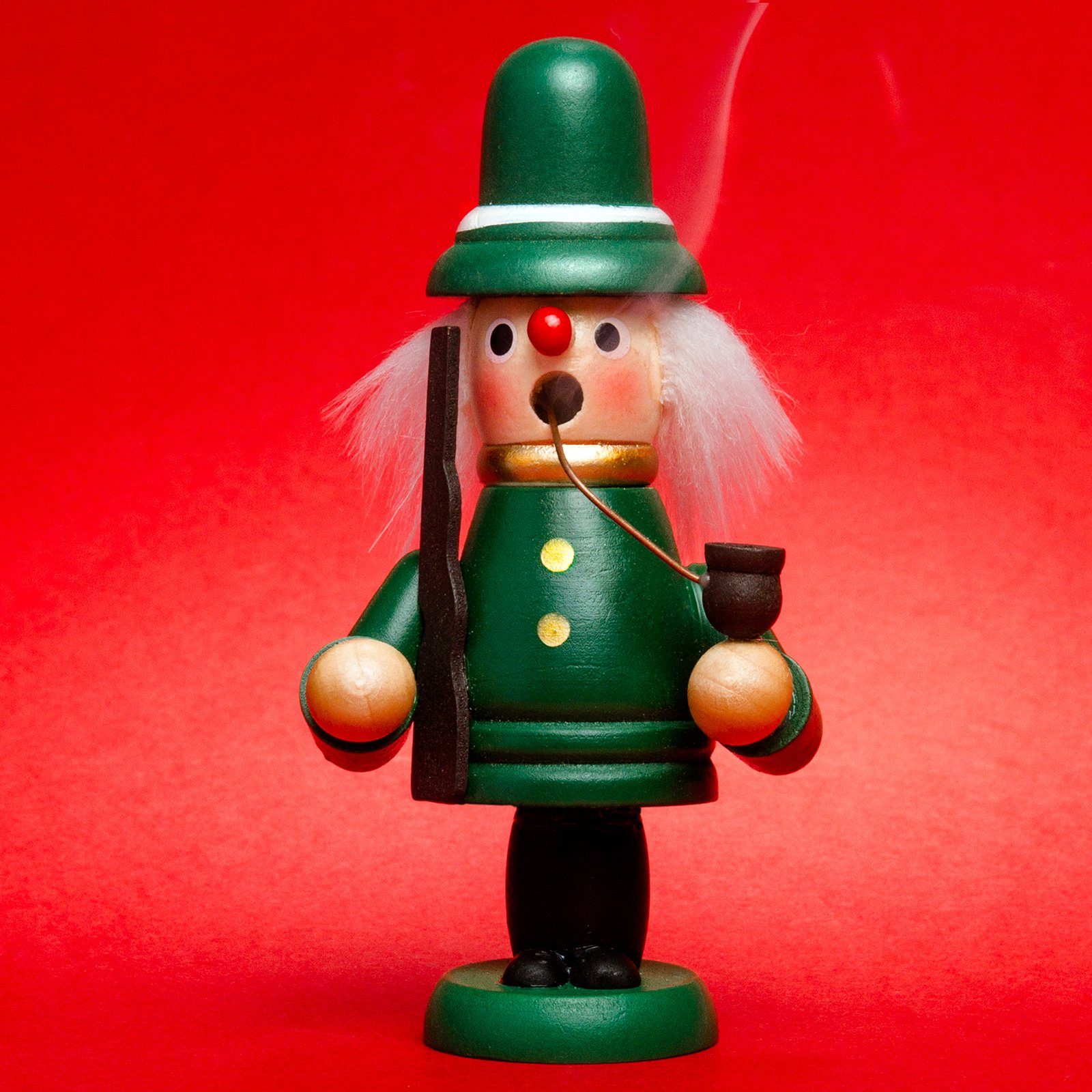 Räuchermännchen SIKORA SIKORA Mini RM-G grün Weihnachtsfigur aus Jäger G3 Holz