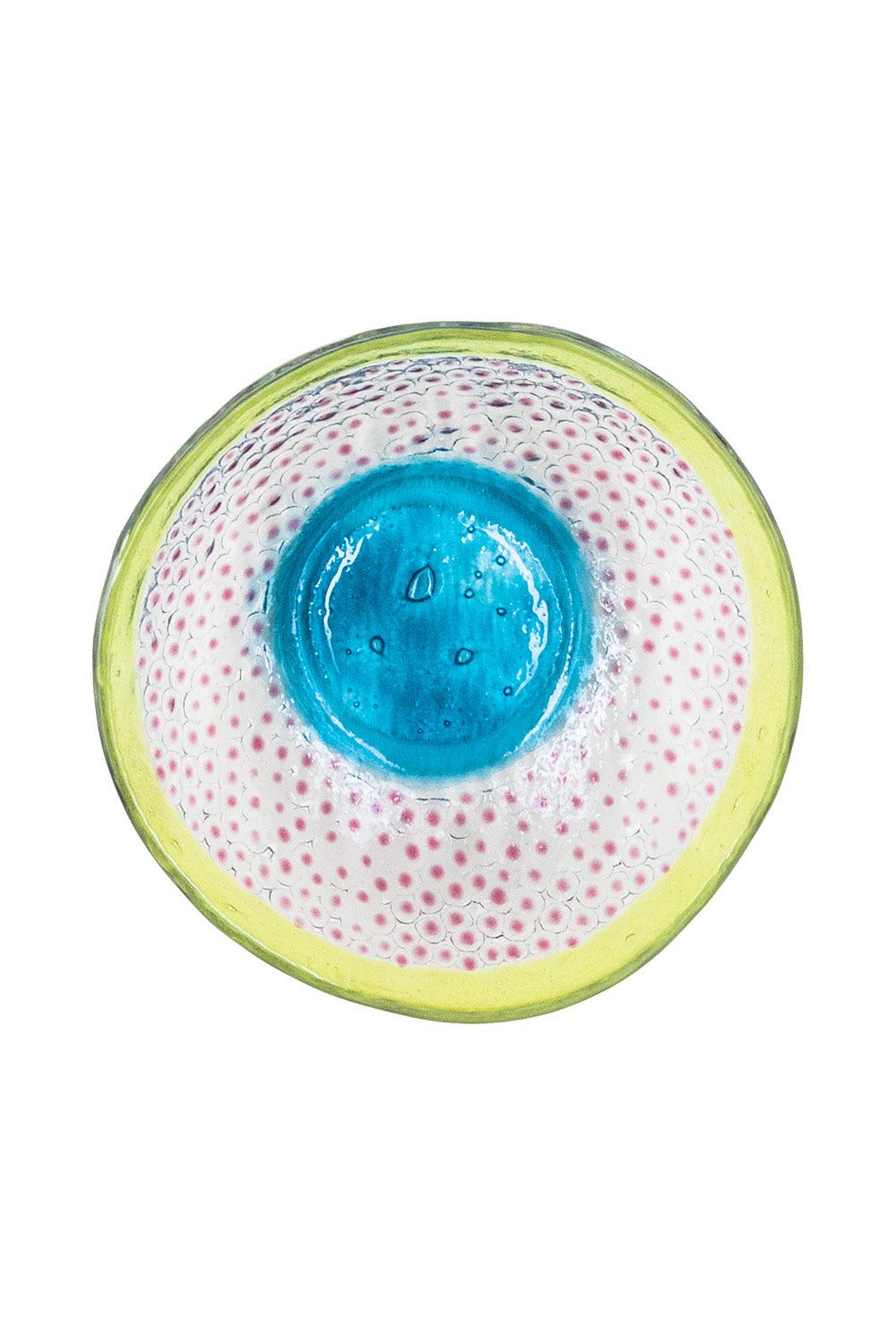 Tranquillo Schale Glasschale FLOATING HUES ⌀16,5x5,5 cm bunt spülmaschinengeeignet, (Einzelartikel), Handbemalte Fusingglas-Schale, jedes Stück ein Unikat