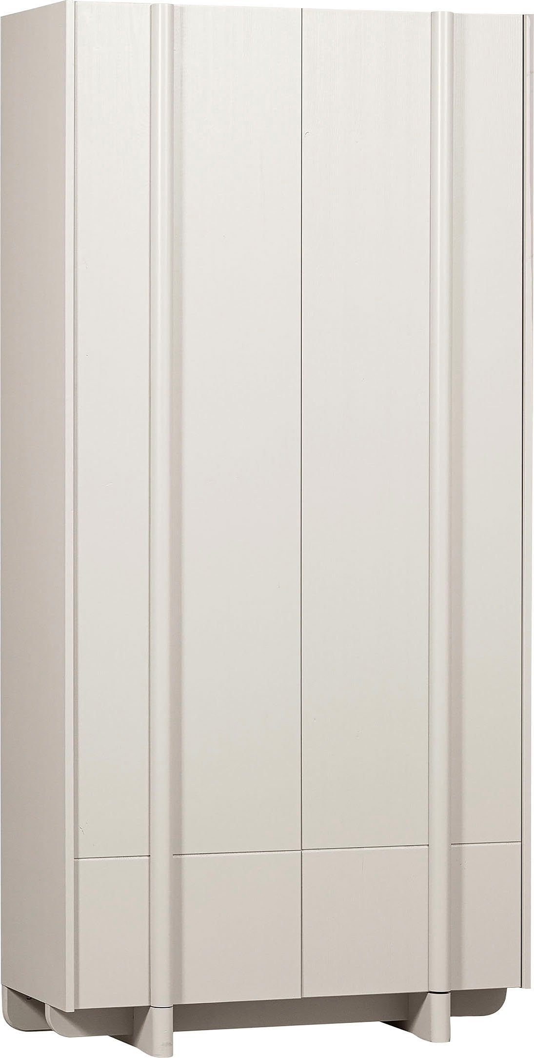 WOOOD Garderobenschrank Basu viel Stauraum 2 Türen, H 210 cm x B 101 cm