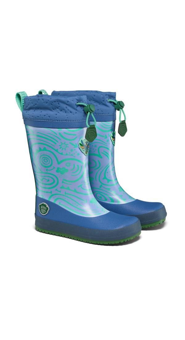 Affenzahn Vegan Puddly Gummistiefel (2-tlg) nach Barfußschuhprinzip, wasserdicht