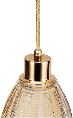 Pauleen Pendelleuchte Gleaming Gold, ohne Leuchtmittel, E27, Glas