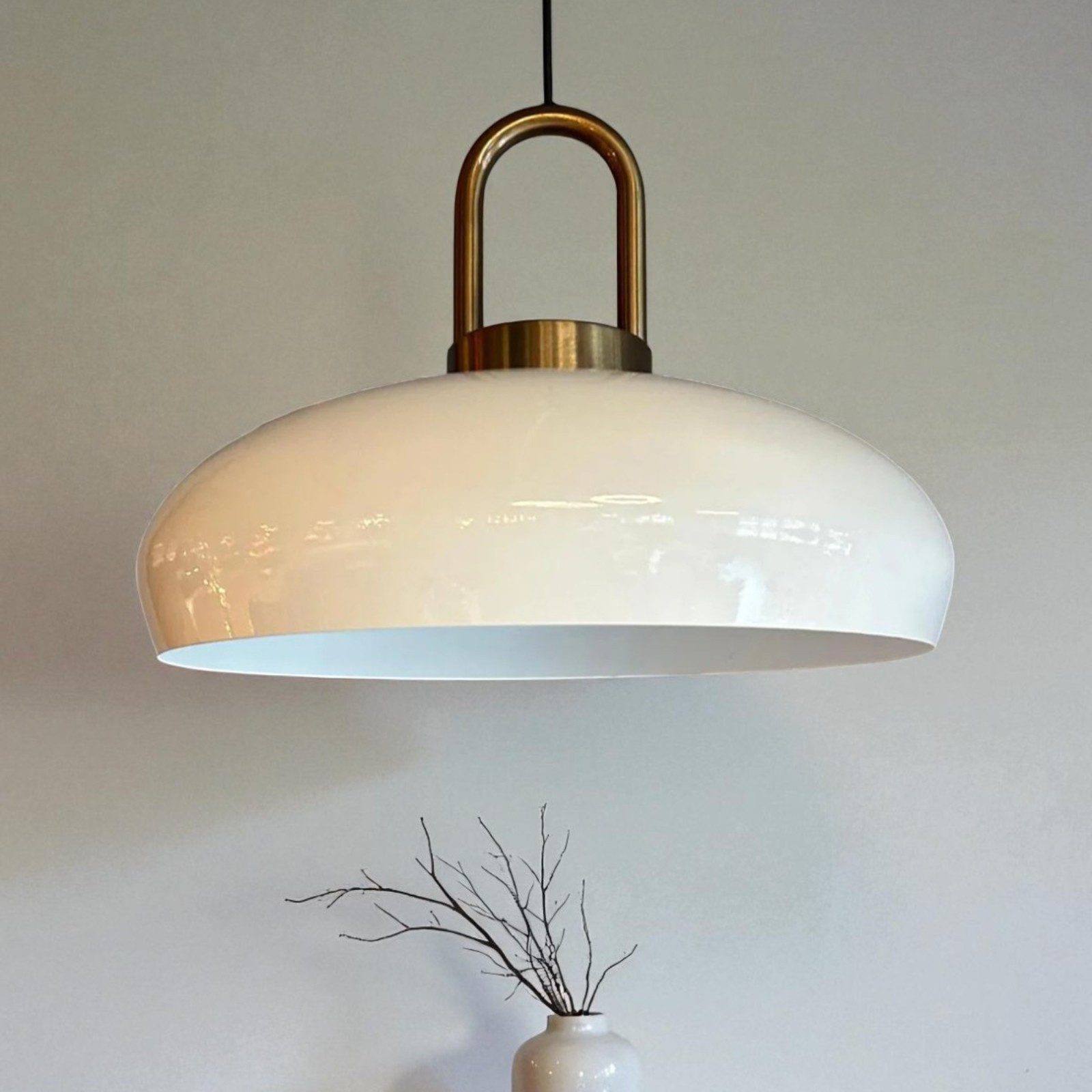 Bamyum Pendelleuchte Androa-Lock Hängelampe, Metall Ø40 cm Deckenlampe, ohne Leuchtmittel