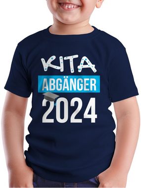 Shirtracer T-Shirt Kita Abgänger 2024 - blau Einschulung Junge Schulanfang Geschenke