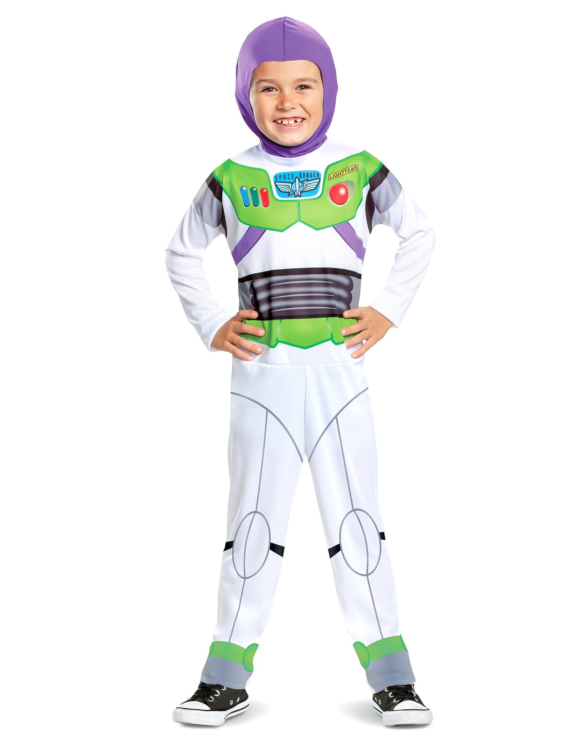 Kostüm Buzz Lightyear-Kinderkostüm Toy Story weiss-grün-lila