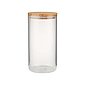 BUTLERS Vorratsdose »WOODLOCK Vorratsglas 1750ml«, Borosilikatglas, Bambus, Silikon, Bild 1