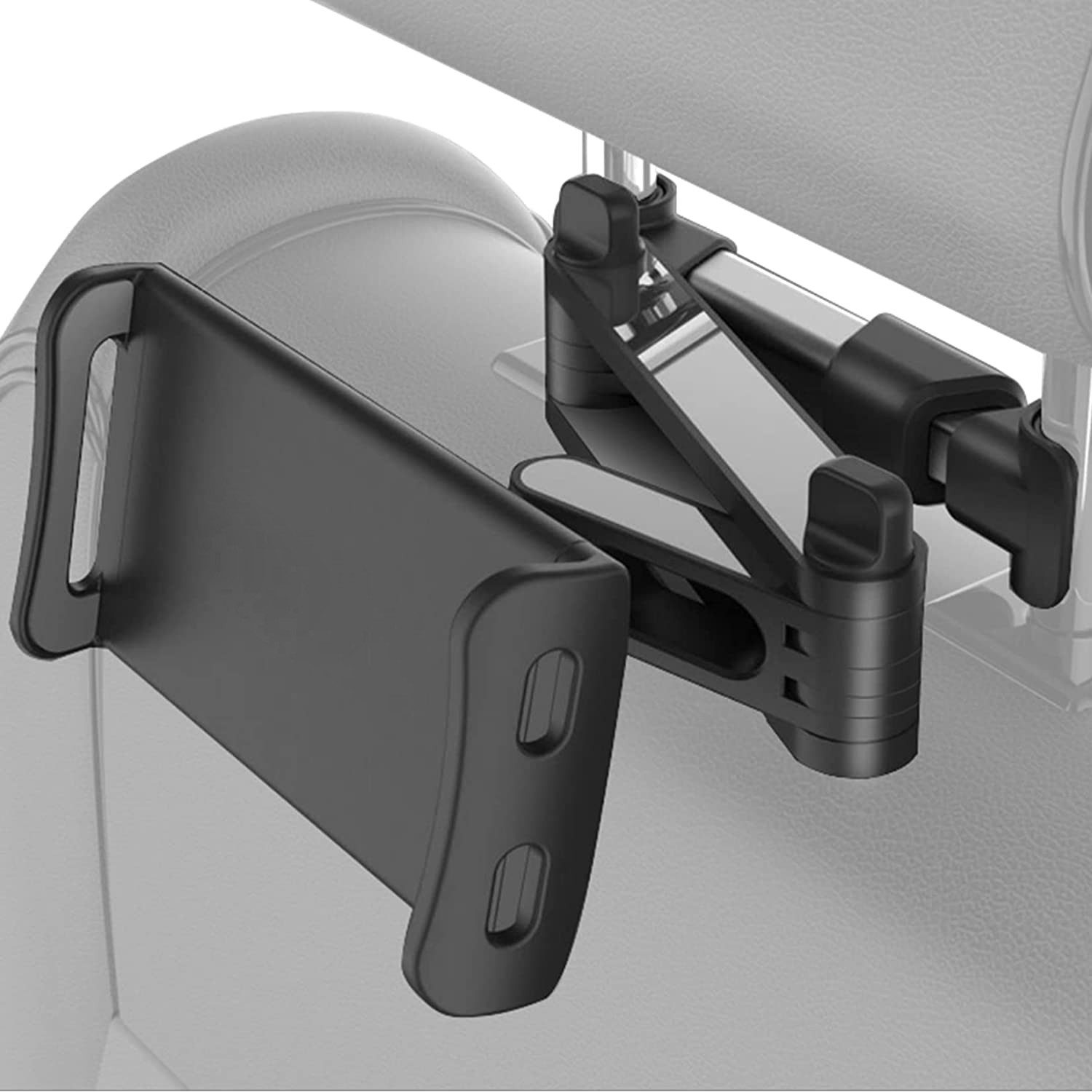Refined Living Halterung Ausziehbare KFZ-Kopfstützen Halterung um 360 ° drehbar, (1-tlg., ablet-Halterung Auto, verstellbar – Kopfstützenhalterung für Tablets, für 4,4-11 Zoll Geräte, Kopfstütze KFZ Halterung Universal)