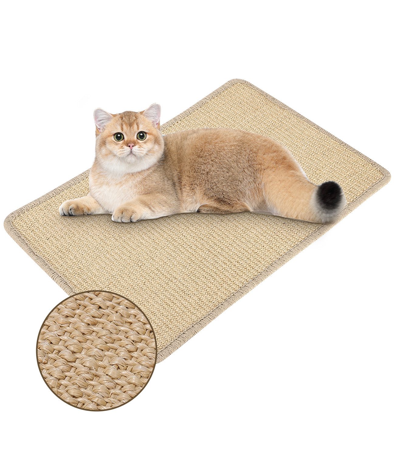 Kratzmatte Katzen Kratzmatte Anti-Kratz-Schutz für Möbel, Boden, Tür, Sofa, Wand