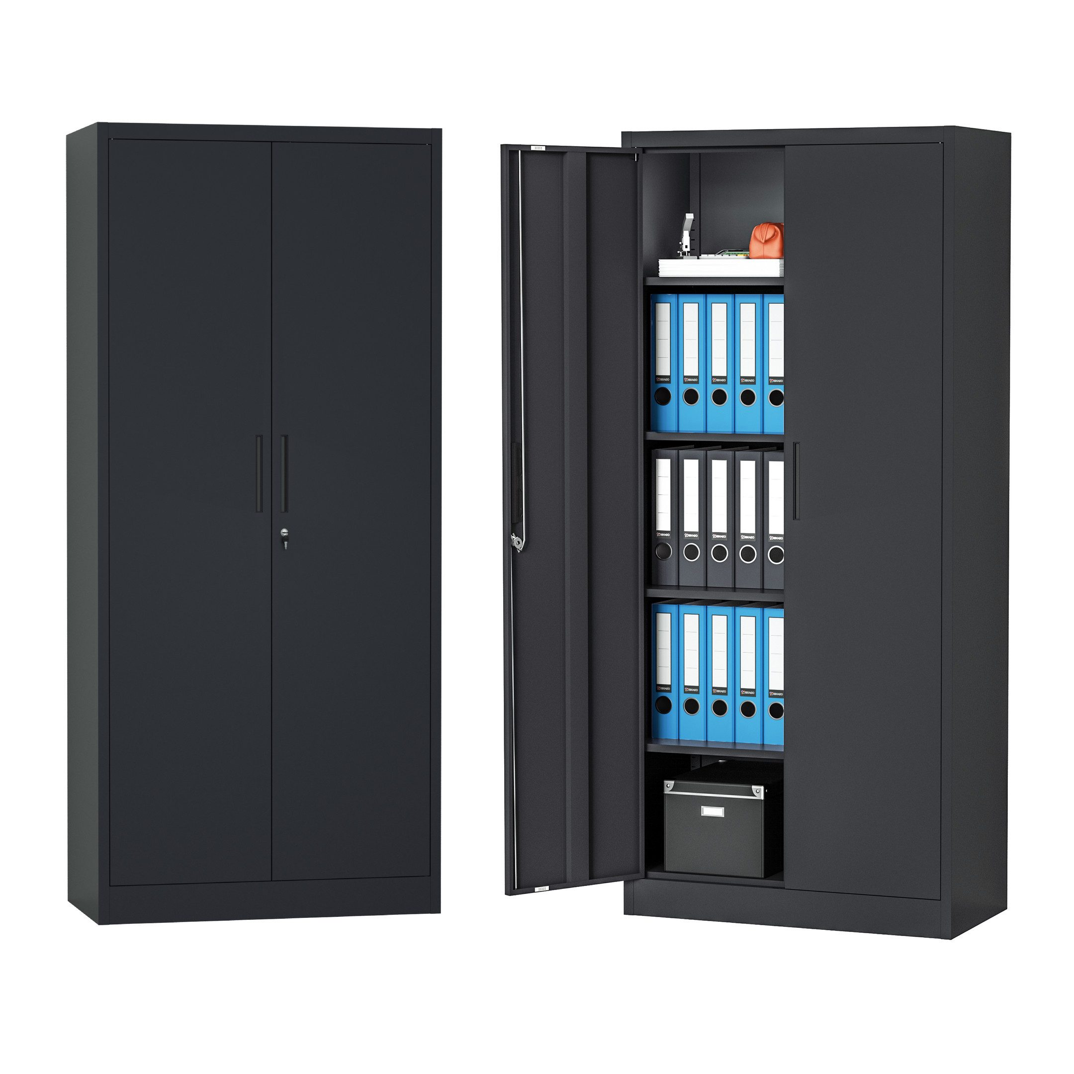 STEELSØN Aktenschrank Regulus (Schrank schwarz, verfügbar günstig online kaufen